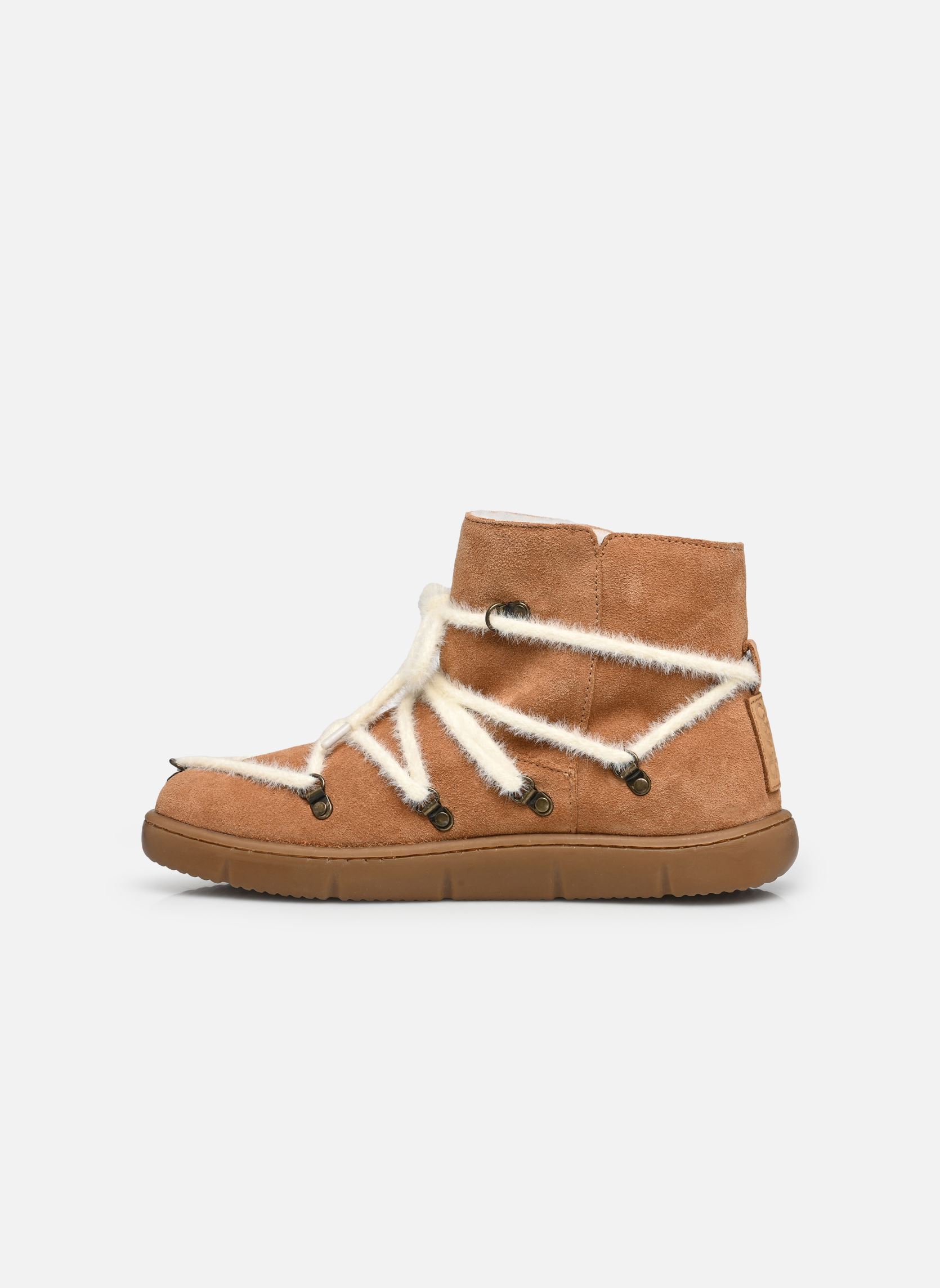 Bottines fourrées Laced hiking boot femme marron Colors of California Bottines fourrées Laced hiking boot femme marron TAN