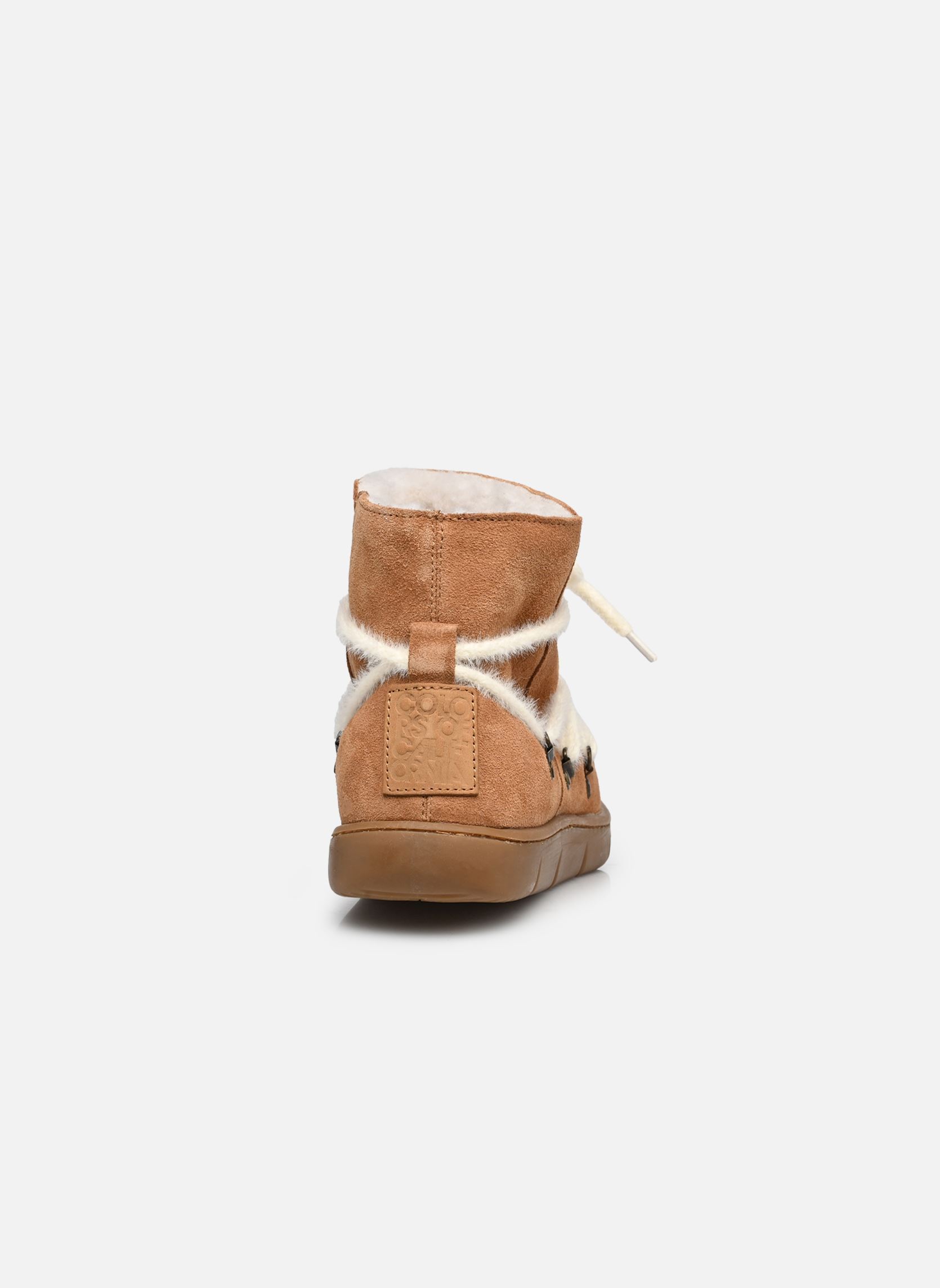 Bottines fourrées Laced hiking boot femme marron Colors of California Bottines fourrées Laced hiking boot femme marron TAN
