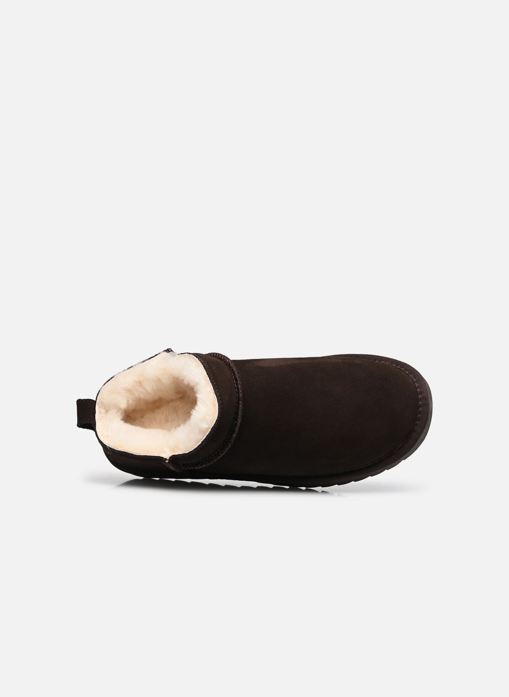 Gevoerde enkellaarsjes Mini boot basic dames bruin Colors of California Gevoerde enkellaarsjes Mini boot basic dames bruin CHOCOLAT