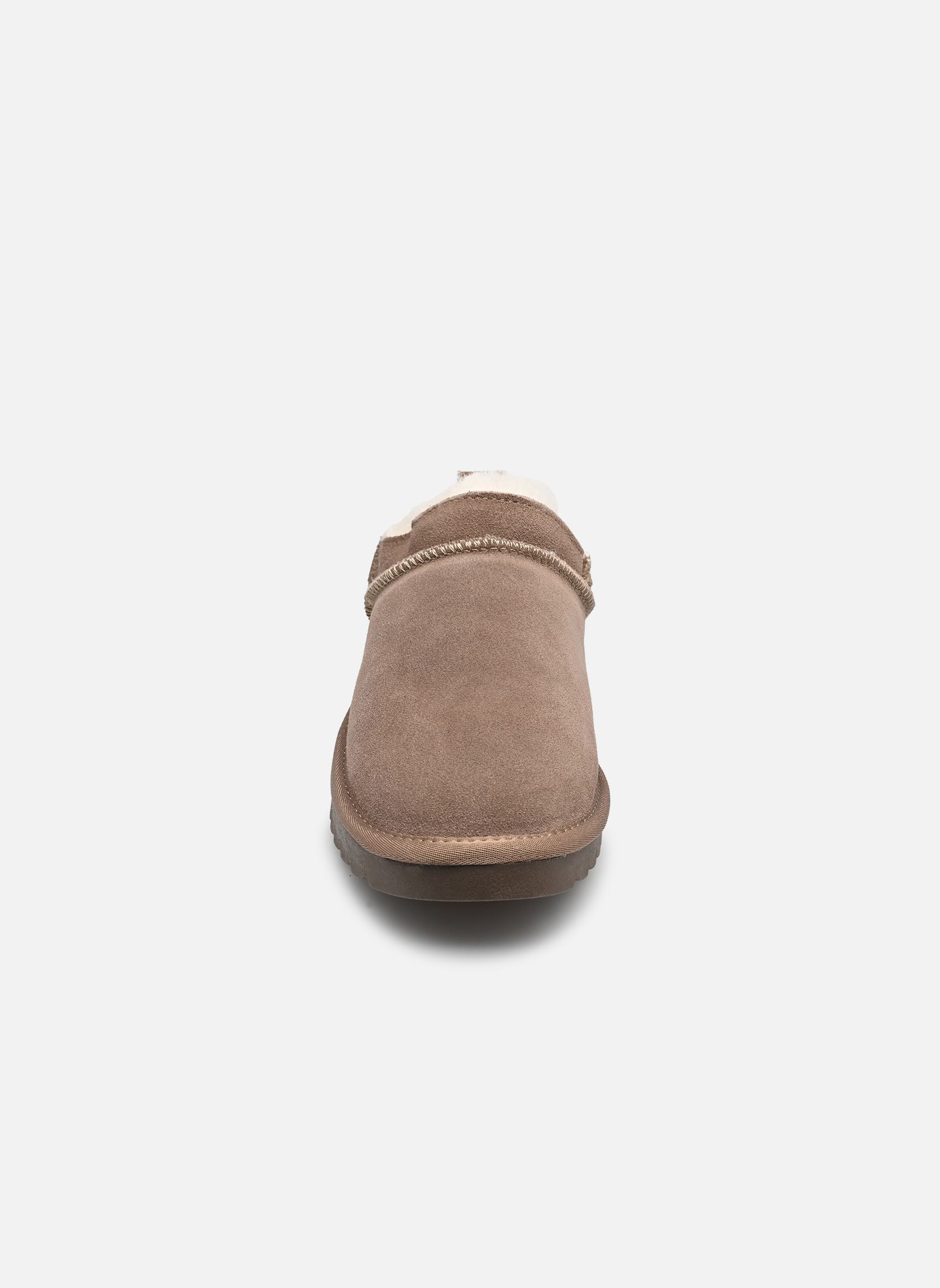 Gevoerde enkellaarsjes Mini boot basic dames bruin Colors of California Gevoerde enkellaarsjes Mini boot basic dames bruin TAUPE