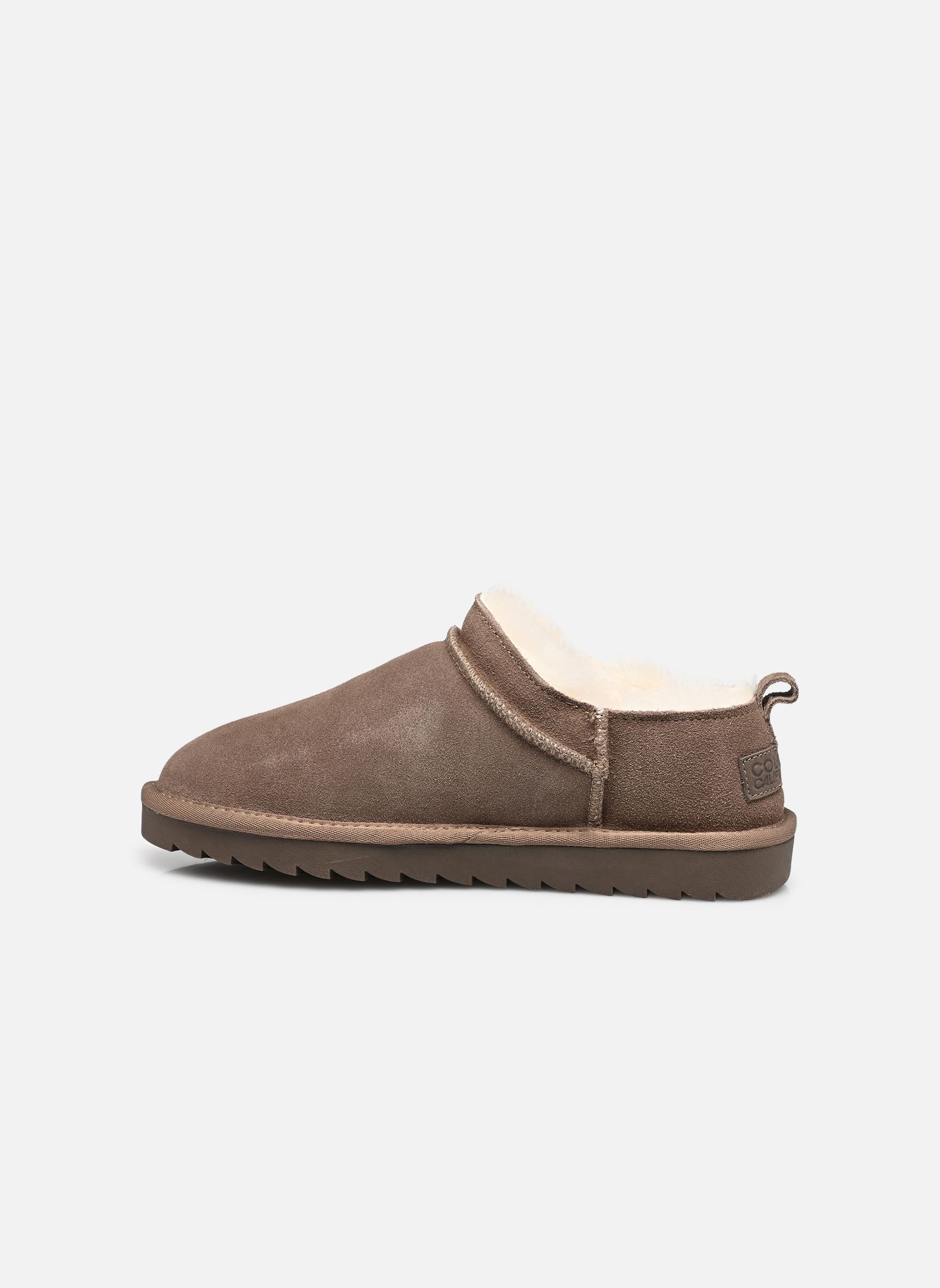 Gevoerde enkellaarsjes Mini boot basic dames bruin Colors of California Gevoerde enkellaarsjes Mini boot basic dames bruin TAUPE