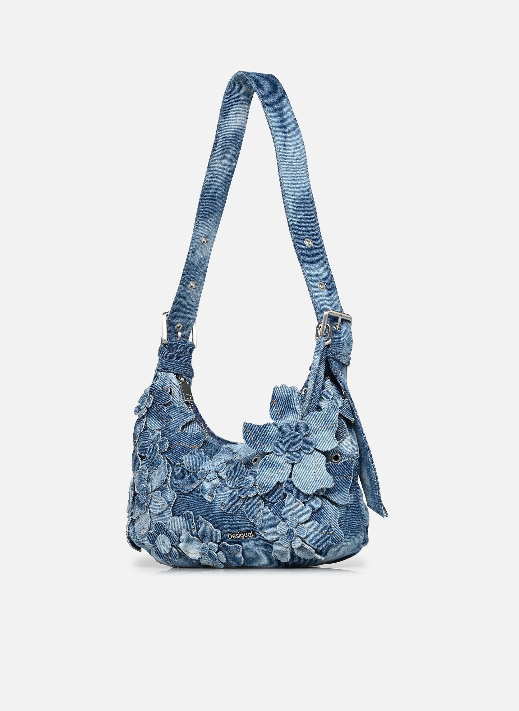 Sacs Sac CURIO DENIM femme bleu Desigual Sacs Sac CURIO DENIM femme bleu DENIM DARK BLUE