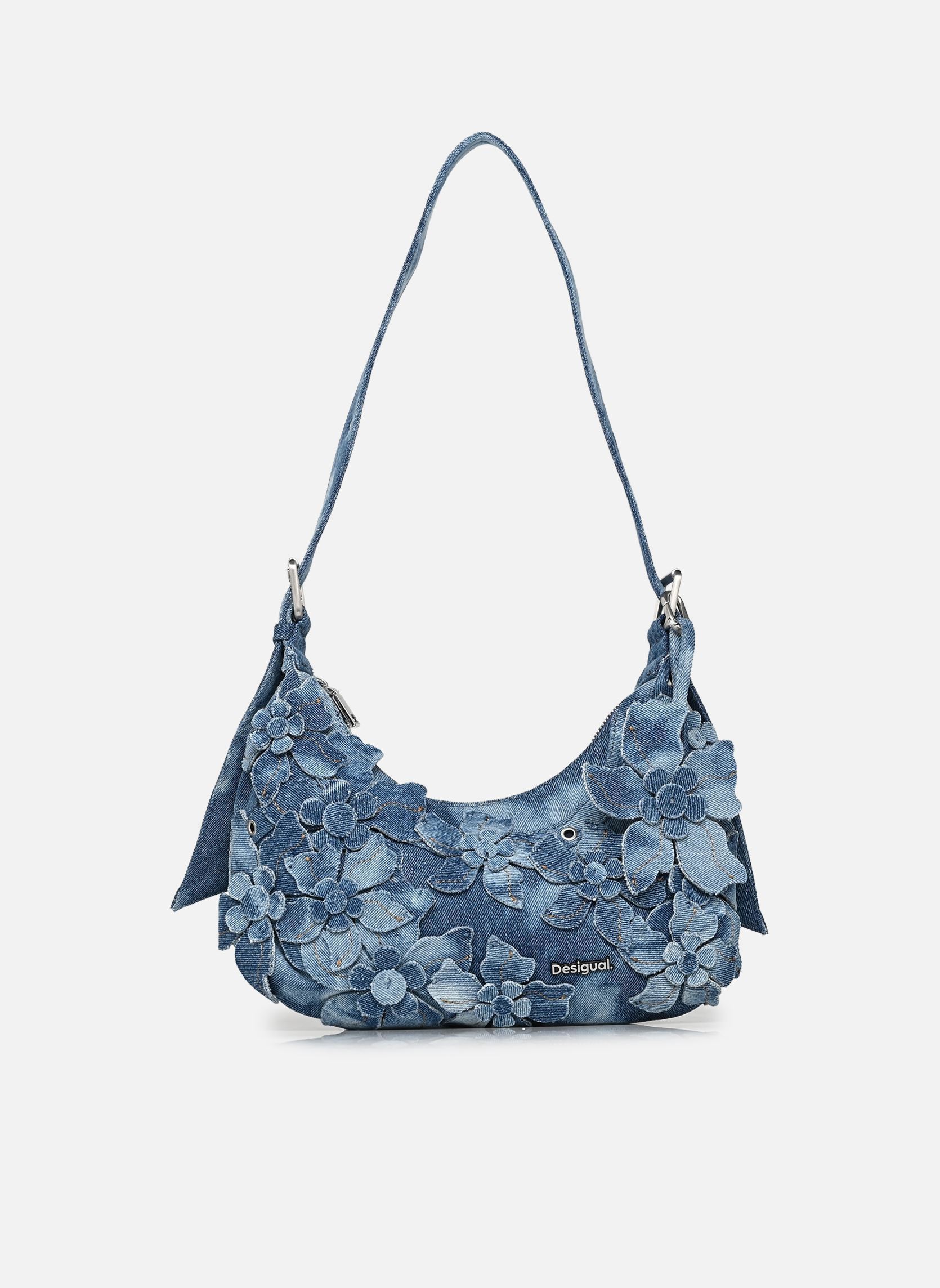 Sacs Sac CURIO DENIM femme bleu Desigual Sacs Sac CURIO DENIM femme bleu DENIM DARK BLUE
