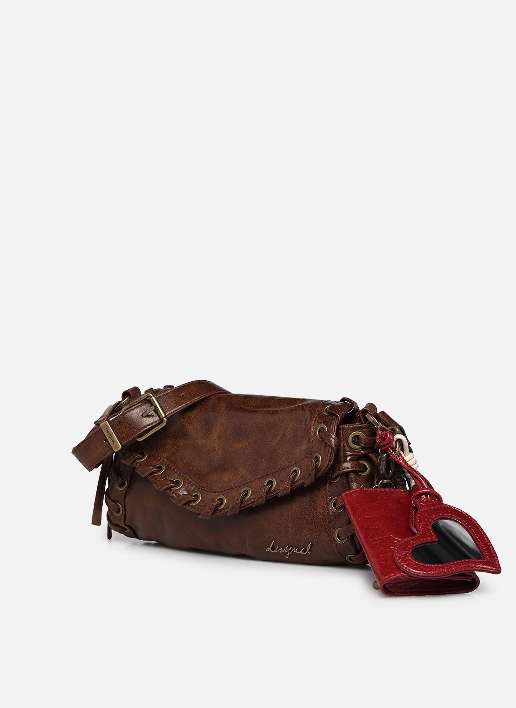 Sacs bandoulière Sac GALAXY ZARAUZ CHO femme marron Desigual Sacs bandoulière Sac GALAXY ZARAUZ CHO femme marron CHOCOLATE