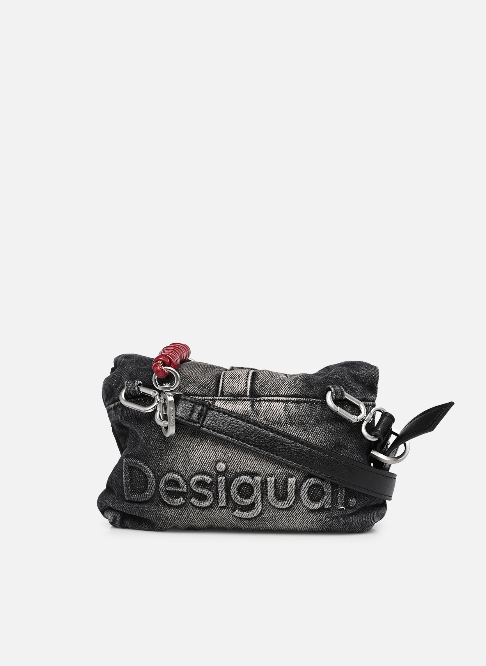 Sacs Sac HALF LOGO femme gris Desigual Sacs Sac HALF LOGO femme gris DENIM DARK GREY
