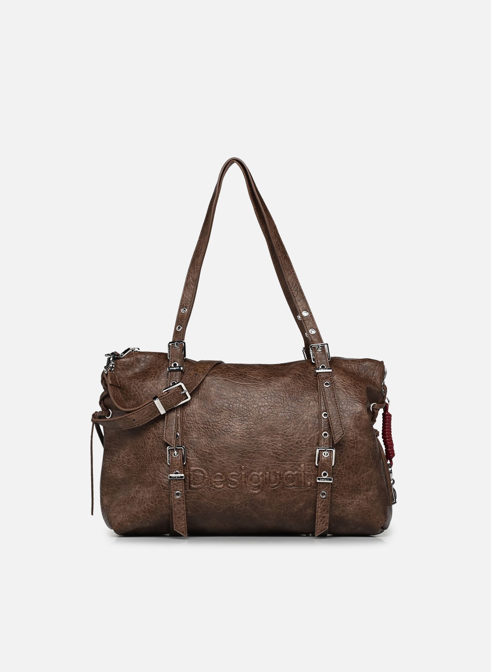 Cabas Sac HALF LOGO LANUZA femme marron Desigual Cabas Sac HALF LOGO LANUZA femme marron DARK BROWN