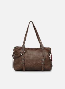 Cabas Sac HALF LOGO LANUZA femme marron Desigual Cabas Sac HALF LOGO LANUZA femme marron DARK BROWN