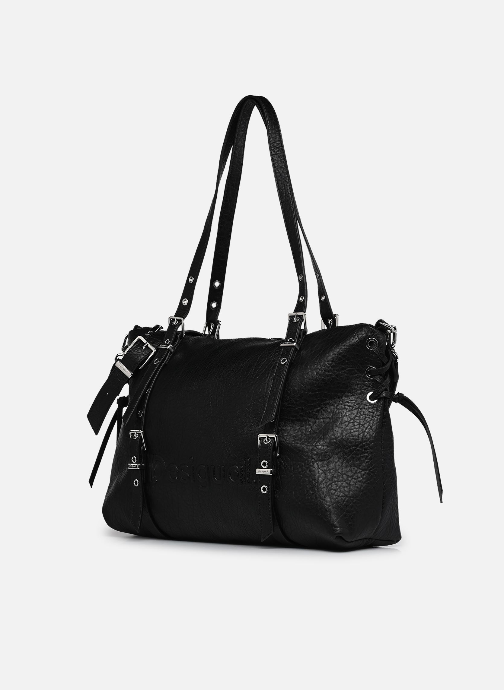 Shopper Sac HALF LOGO LANUZA BLAC damen schwarz Desigual Shopper Sac HALF LOGO LANUZA BLAC damen schwarz BLACK