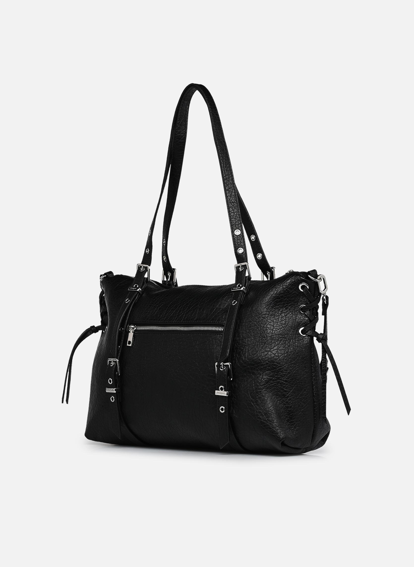 Shopper Sac HALF LOGO LANUZA BLAC damen schwarz Desigual Shopper Sac HALF LOGO LANUZA BLAC damen schwarz BLACK