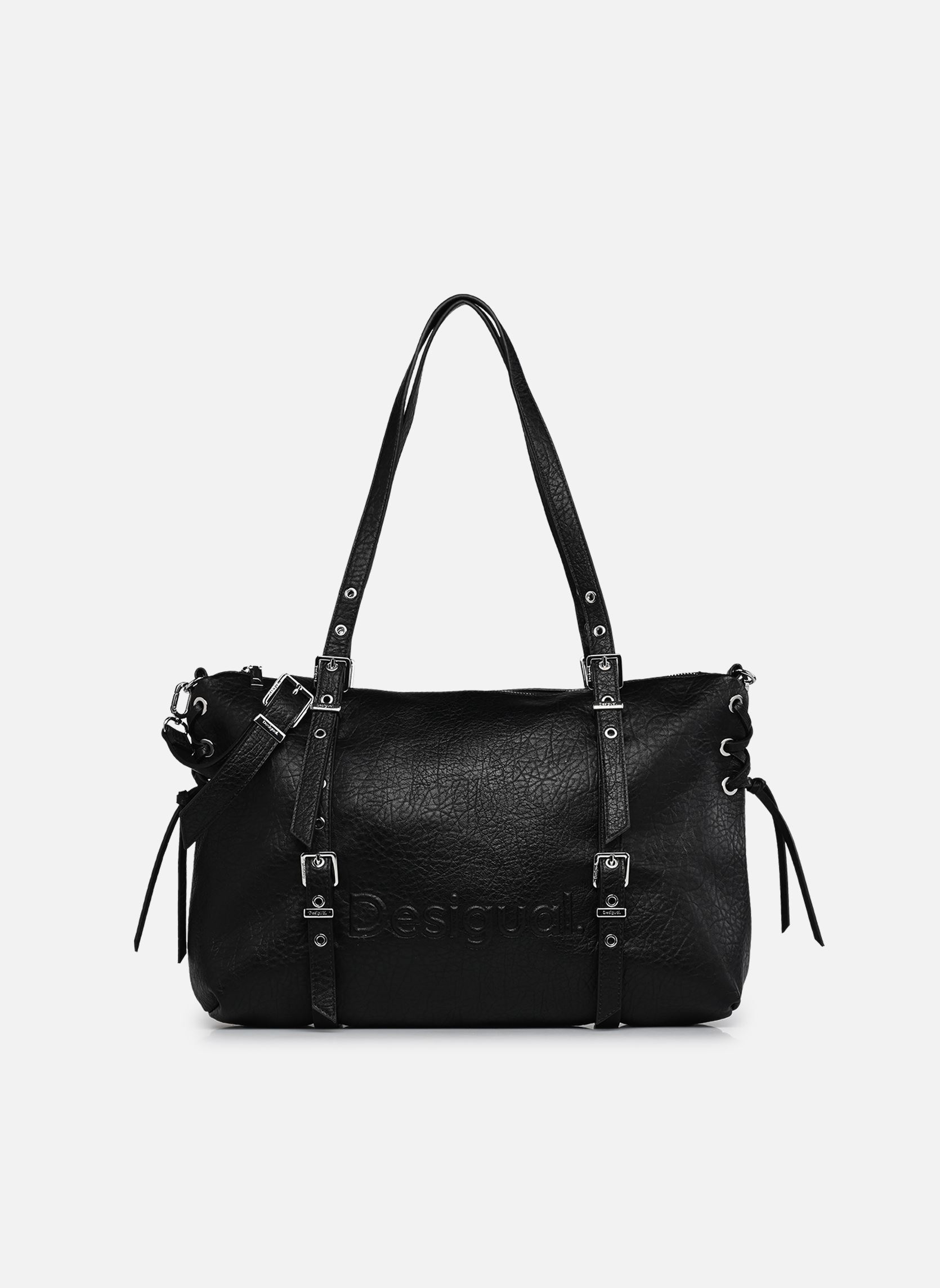 Shopper Sac HALF LOGO LANUZA BLAC damen schwarz Desigual Shopper Sac HALF LOGO LANUZA BLAC damen schwarz BLACK