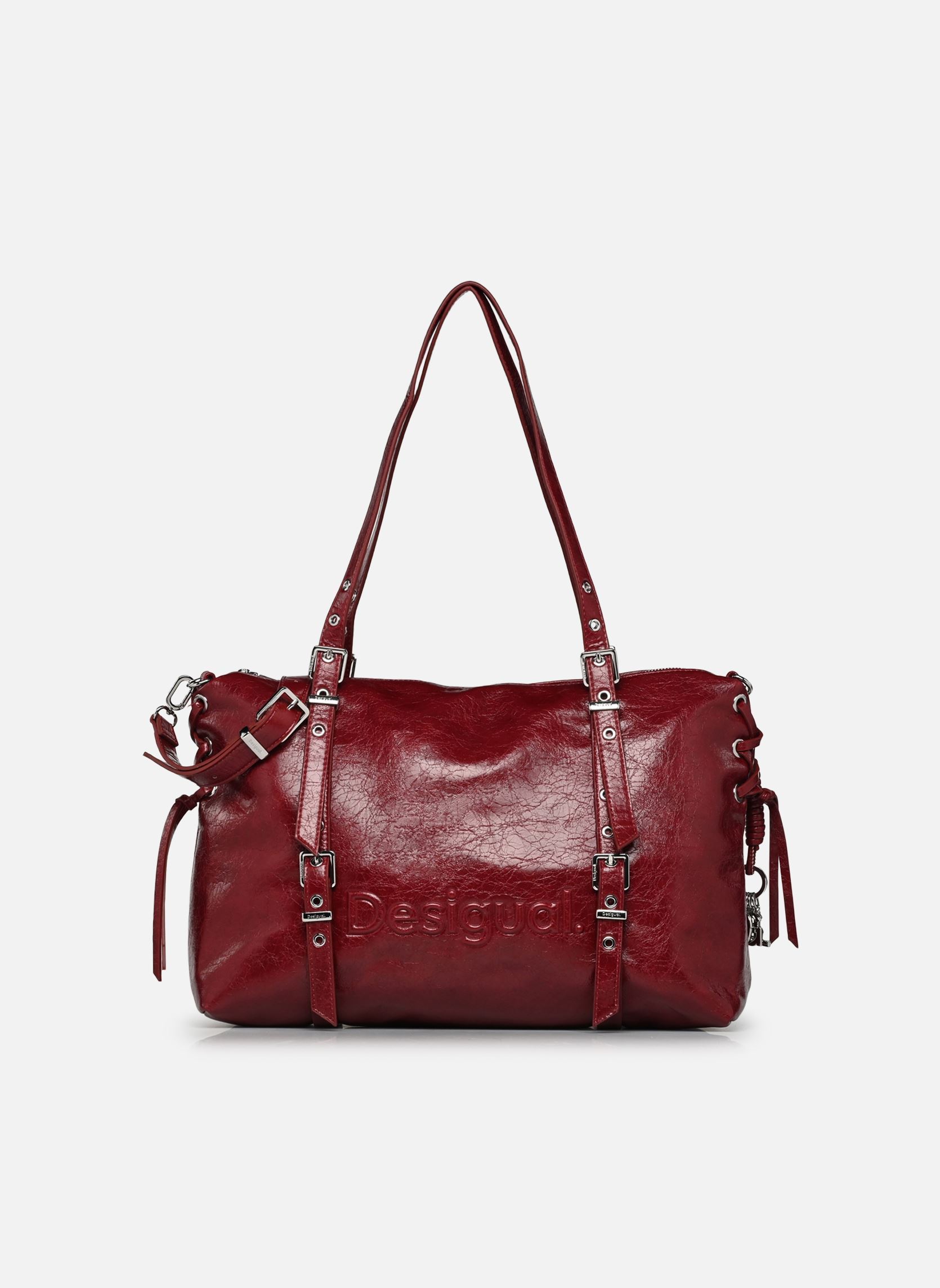 Cabas Sac HALF LOGO LANUZA GRA femme rouge Desigual Cabas Sac HALF LOGO LANUZA GRA femme rouge GARNET
