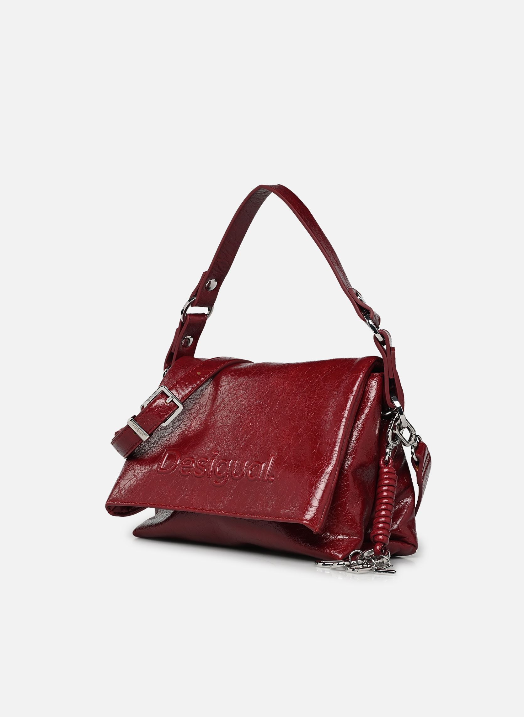 Sacs Sac HALF LOGO VENECIA 4. femme rouge Desigual Sacs Sac HALF LOGO VENECIA 4. femme rouge GARNET