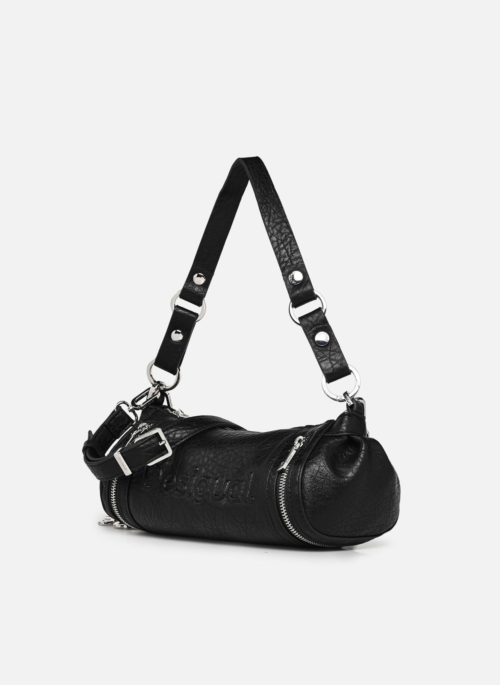 Sacs Sac HALF LOGO ZARAUZ NF B femme noir Desigual Sacs Sac HALF LOGO ZARAUZ NF B femme noir BLACK