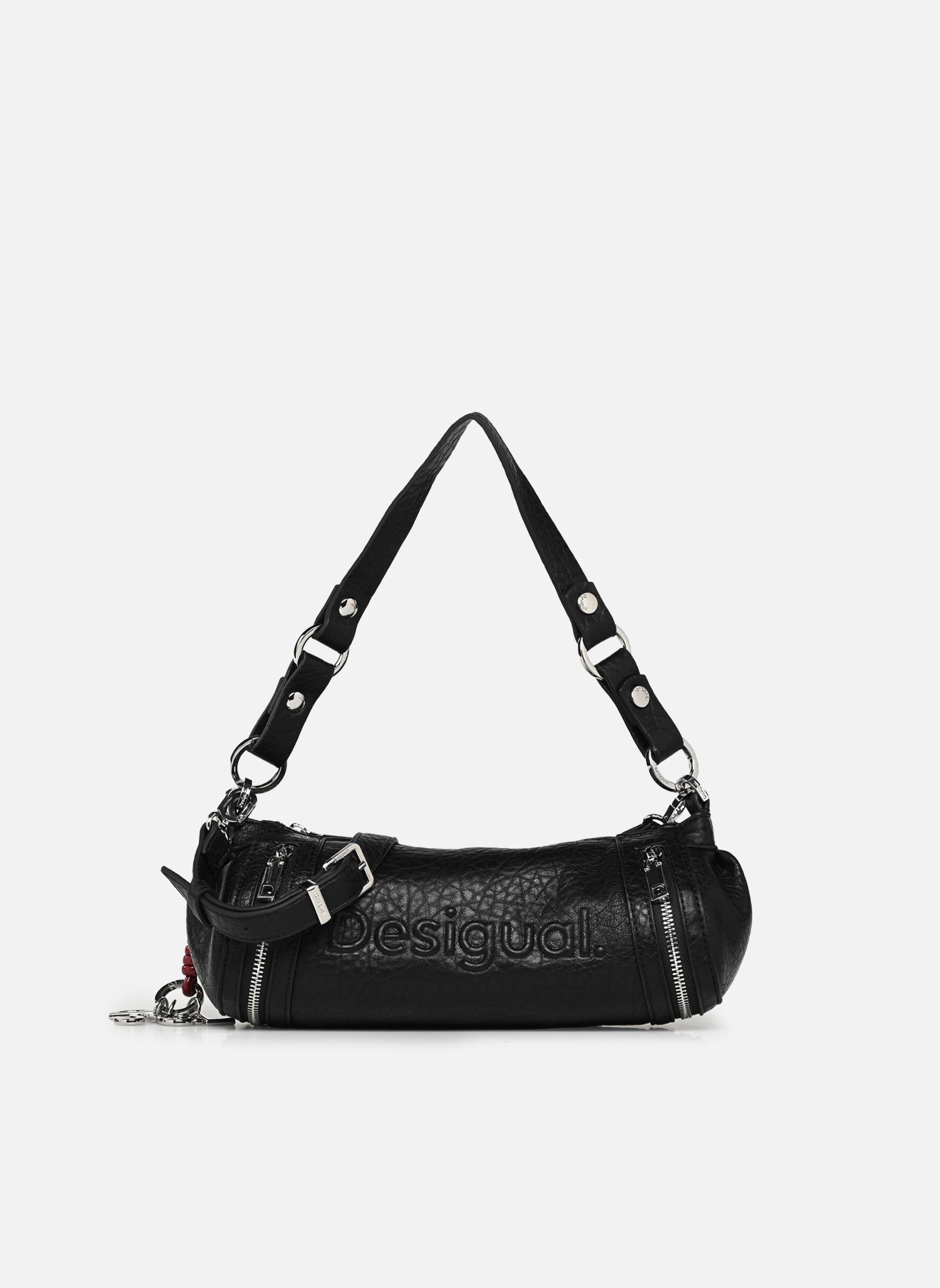 Sacs Sac HALF LOGO ZARAUZ NF B femme noir Desigual Sacs Sac HALF LOGO ZARAUZ NF B femme noir BLACK