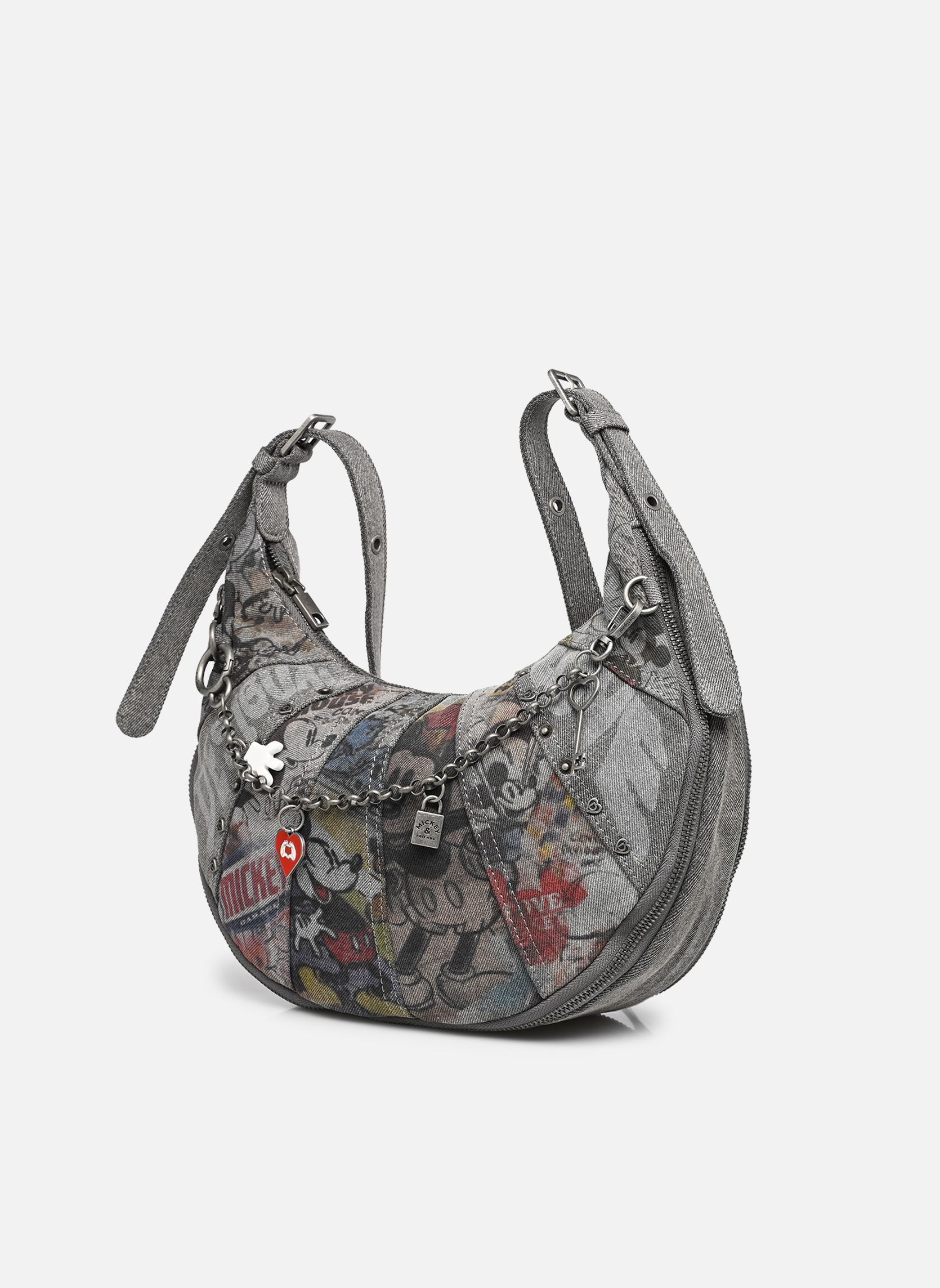 Sacs Sac MICKEY ALL femme gris Desigual Sacs Sac MICKEY ALL femme gris DENIM LIGHT GREY