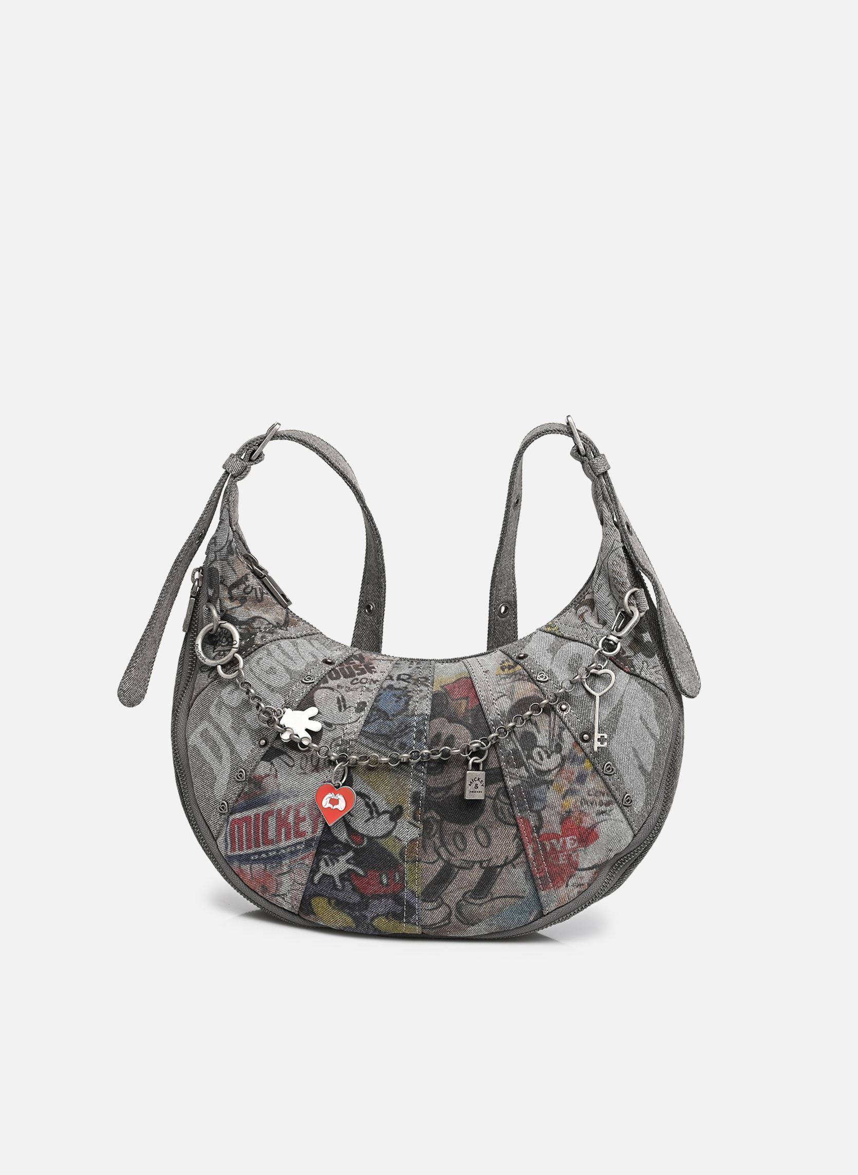 Sacs Sac MICKEY ALL femme gris Desigual Sacs Sac MICKEY ALL femme gris DENIM LIGHT GREY