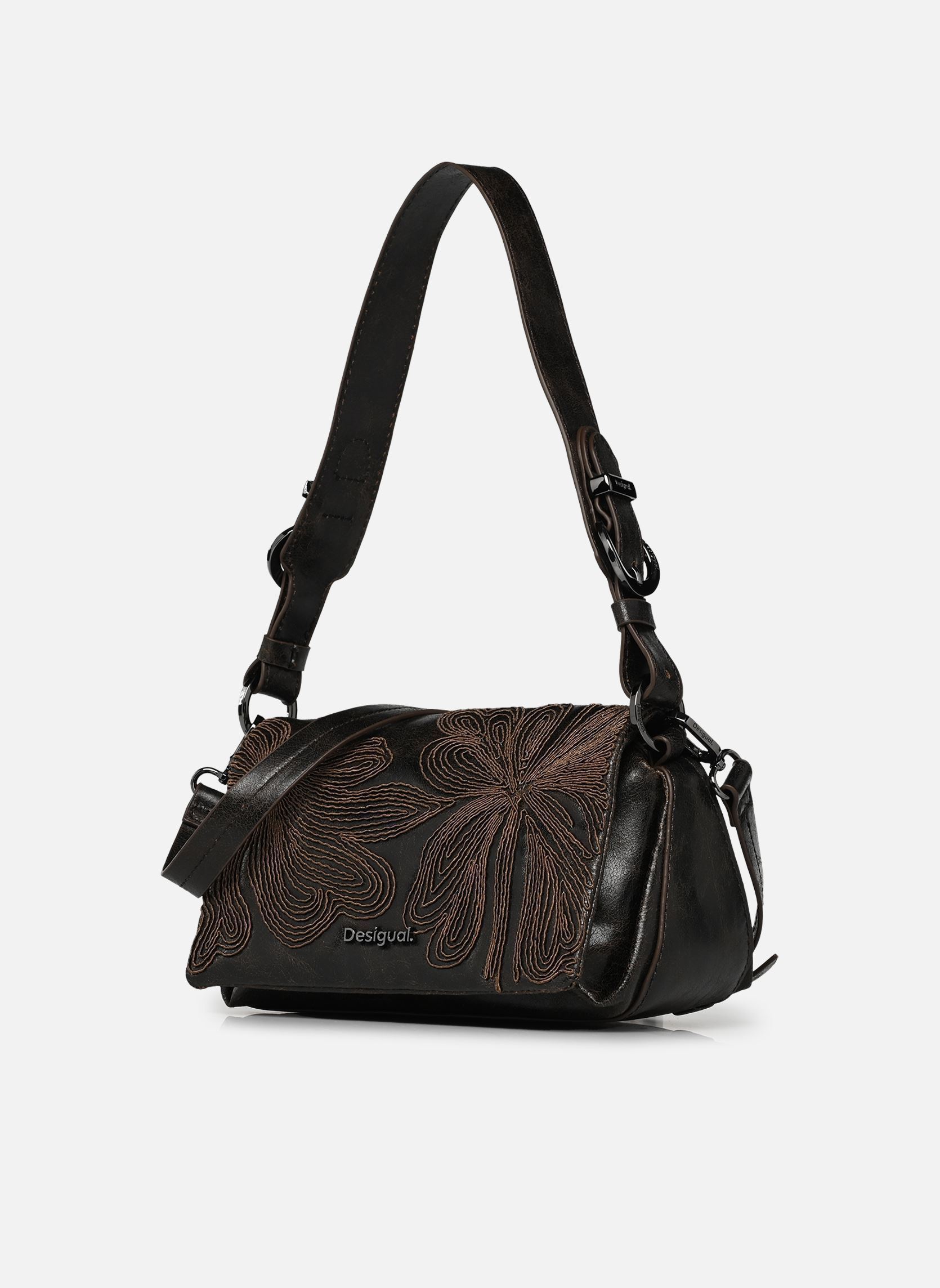 Sacs bandoulière Sac MISTRAL NARON MIN femme marron Desigual Sacs bandoulière Sac MISTRAL NARON MIN femme marron CHOCOLATE