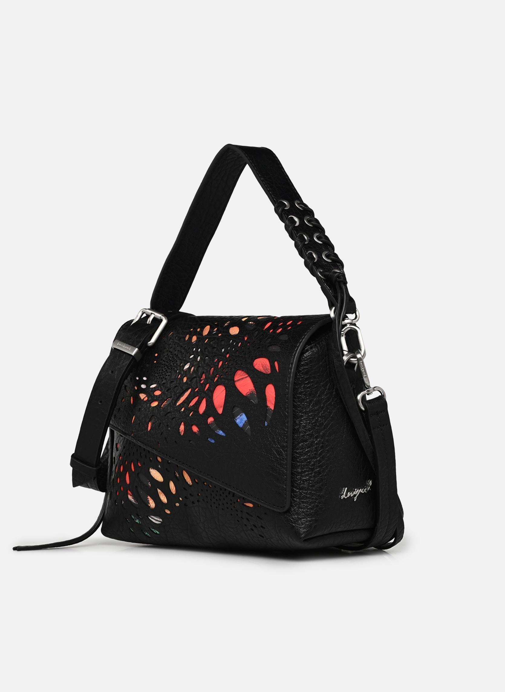 Sacs Sac NOTUS PRINT PHUKET MI femme noir Desigual Sacs Sac NOTUS PRINT PHUKET MI femme noir BLACK