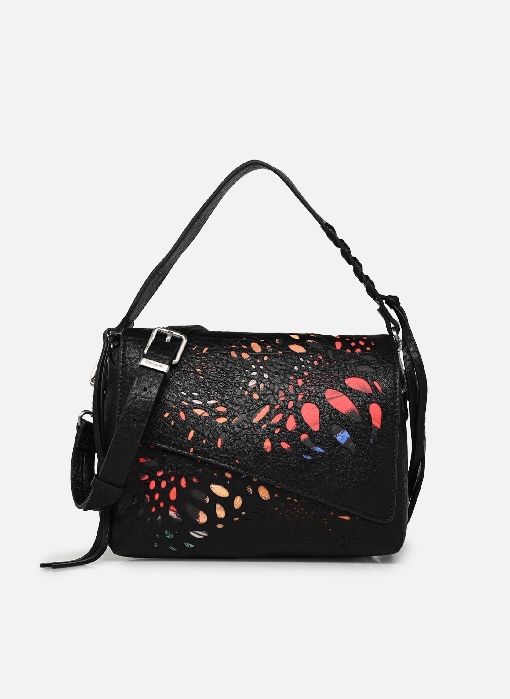 Sacs Sac NOTUS PRINT PHUKET MI femme noir Desigual Sacs Sac NOTUS PRINT PHUKET MI femme noir BLACK
