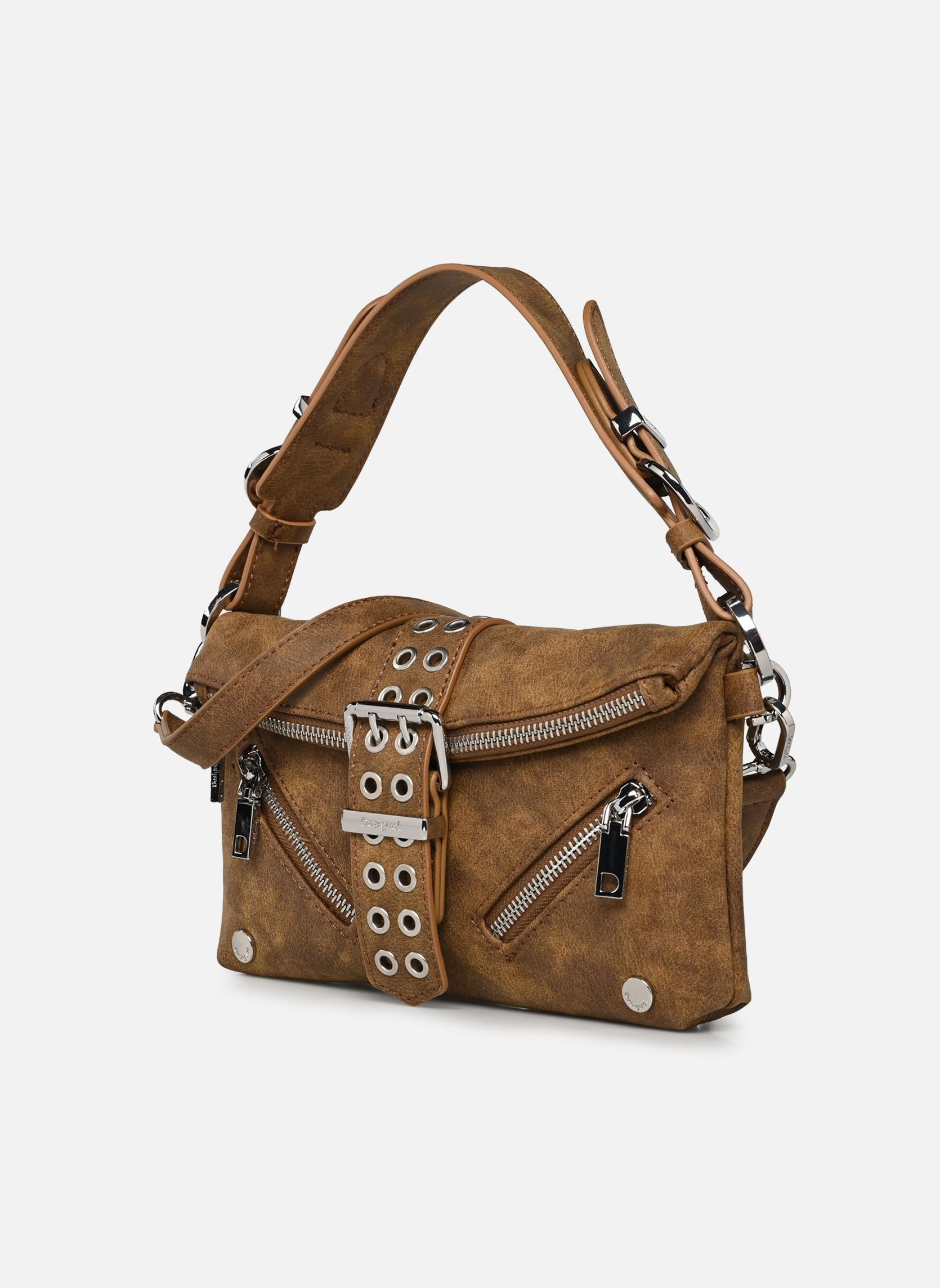 Sacs Sac VALENTINE CAMEL CLUTC femme marron Desigual Sacs Sac VALENTINE CAMEL CLUTC femme marron CAMEL