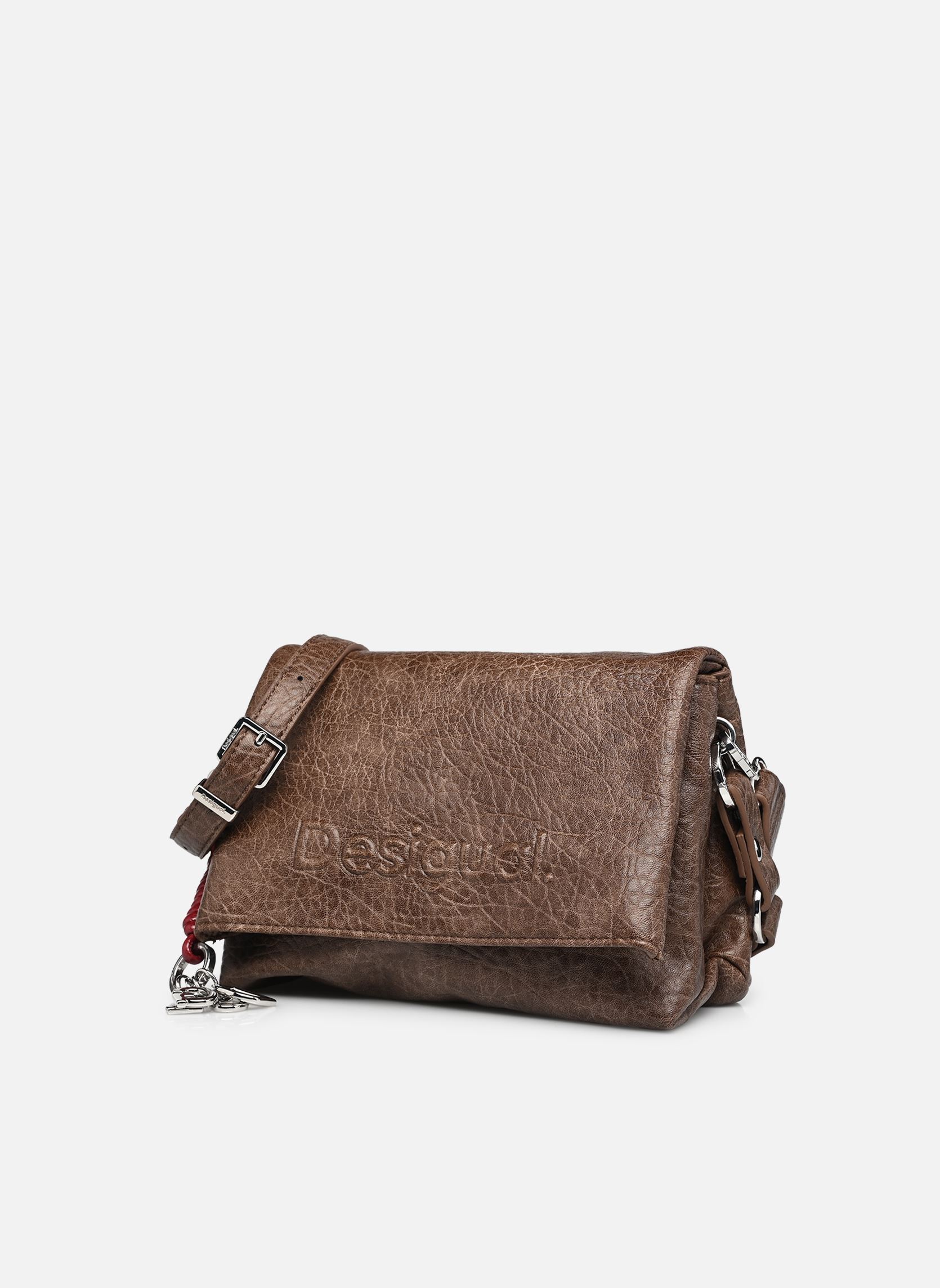 Sacs bandoulière Sac VENECIA 4.0 HALF femme marron Desigual Sacs bandoulière Sac VENECIA 4.0 HALF femme marron DARK BROWN