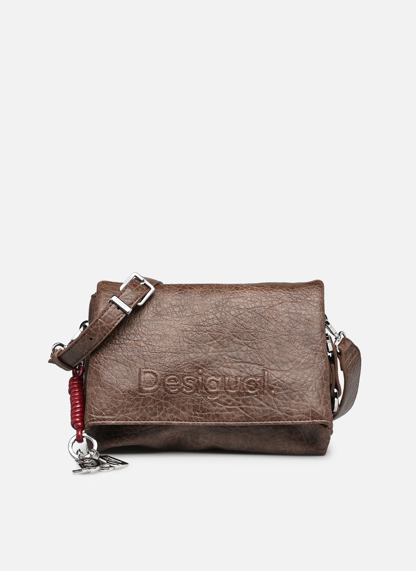 Sacs bandoulière Sac VENECIA 4.0 HALF femme marron Desigual Sacs bandoulière Sac VENECIA 4.0 HALF femme marron DARK BROWN