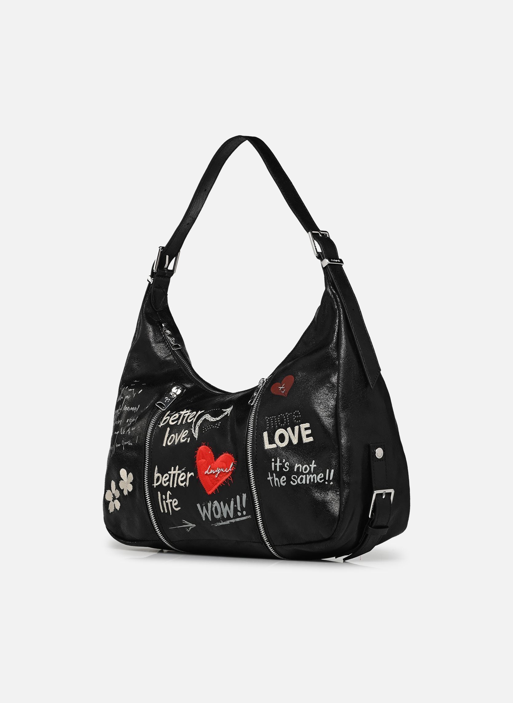 Sacs Sac WOW HEAVEN MAXI femme noir Desigual Sacs Sac WOW HEAVEN MAXI femme noir BLACK