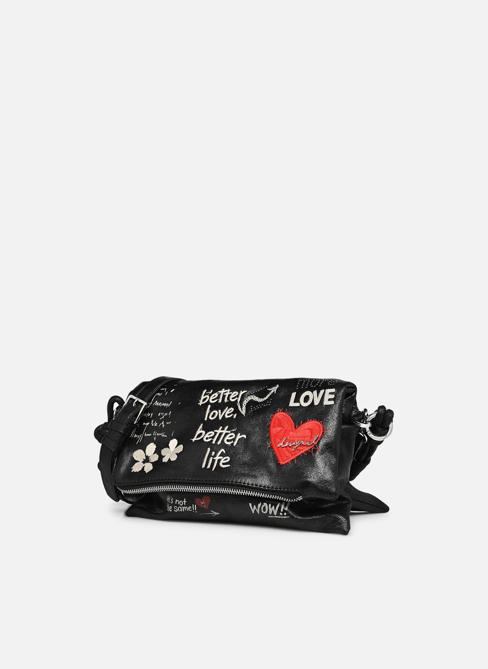 Sacs bandoulière Sac WOW MURANO femme noir Desigual Sacs bandoulière Sac WOW MURANO femme noir BLACK