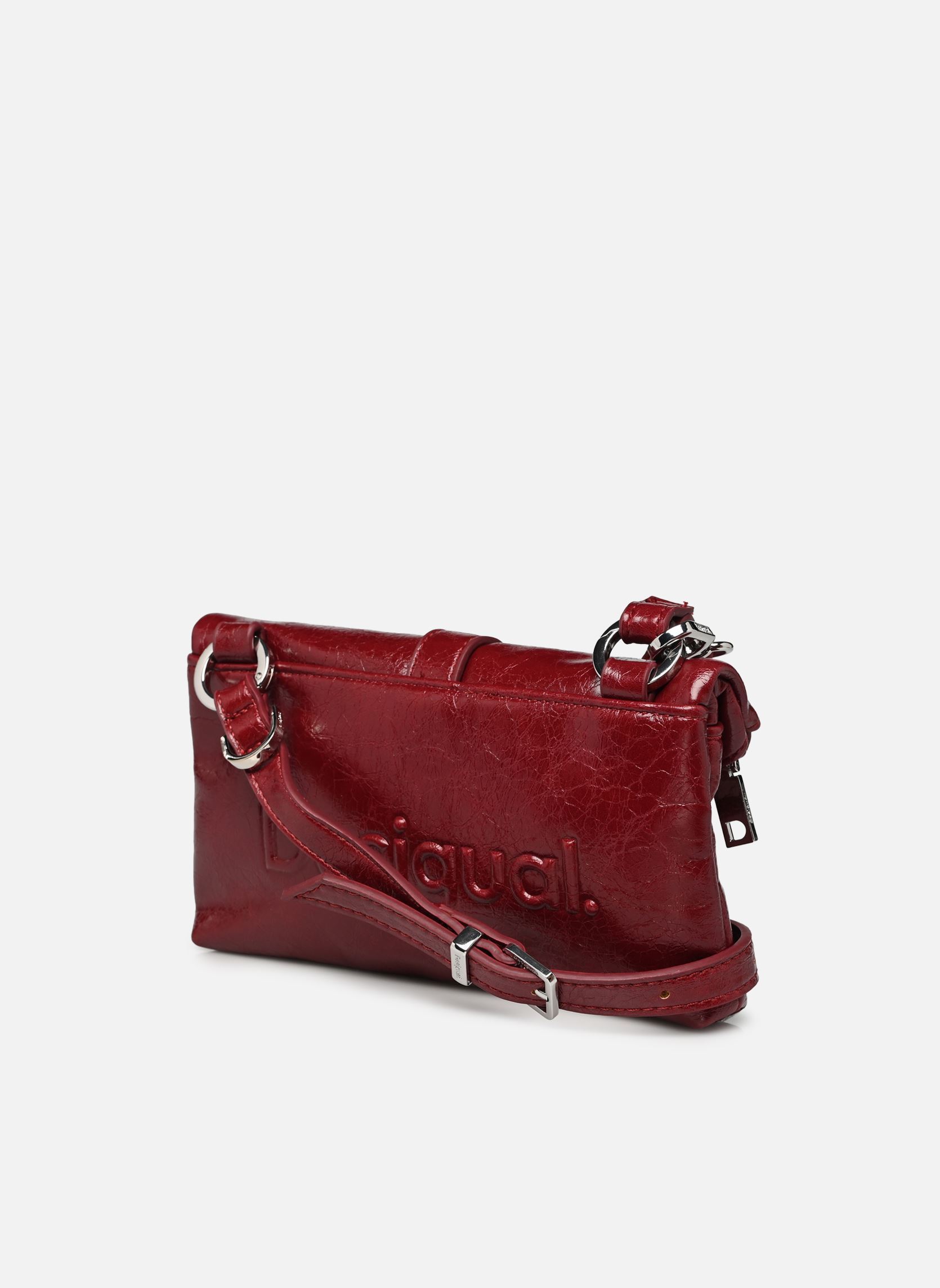 Taschen SacHALF LOGO CLUTCH MI damen rot Desigual Taschen SacHALF LOGO CLUTCH MI damen rot GARNET