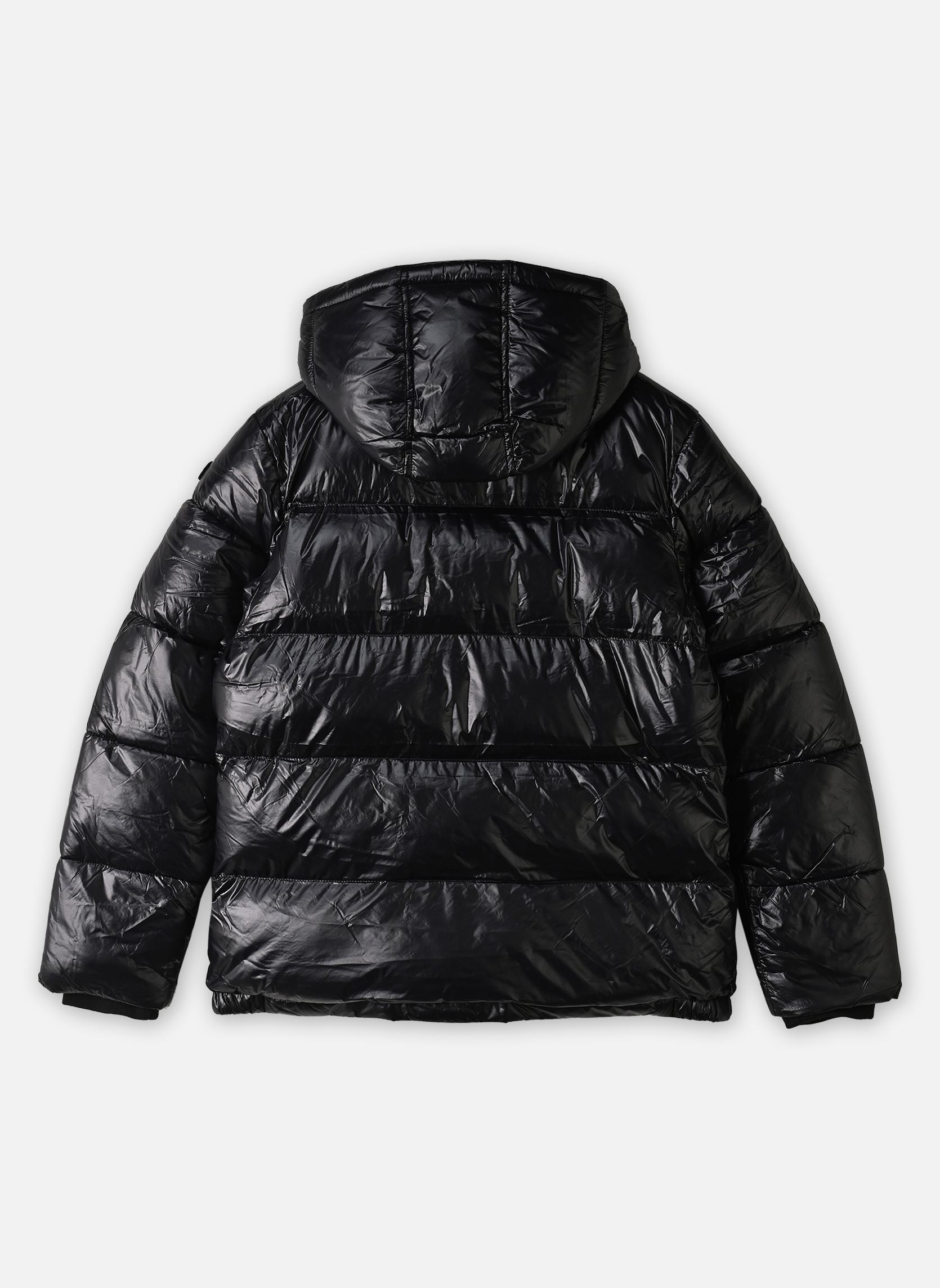 Gewatteerde jassen Doudoune Brillante Kids Schott COLUMBUSB jongens zwart Schott Gewatteerde jassen Doudoune Brillante Kids Schott COLUMBUSB jongens zwart BLACK
