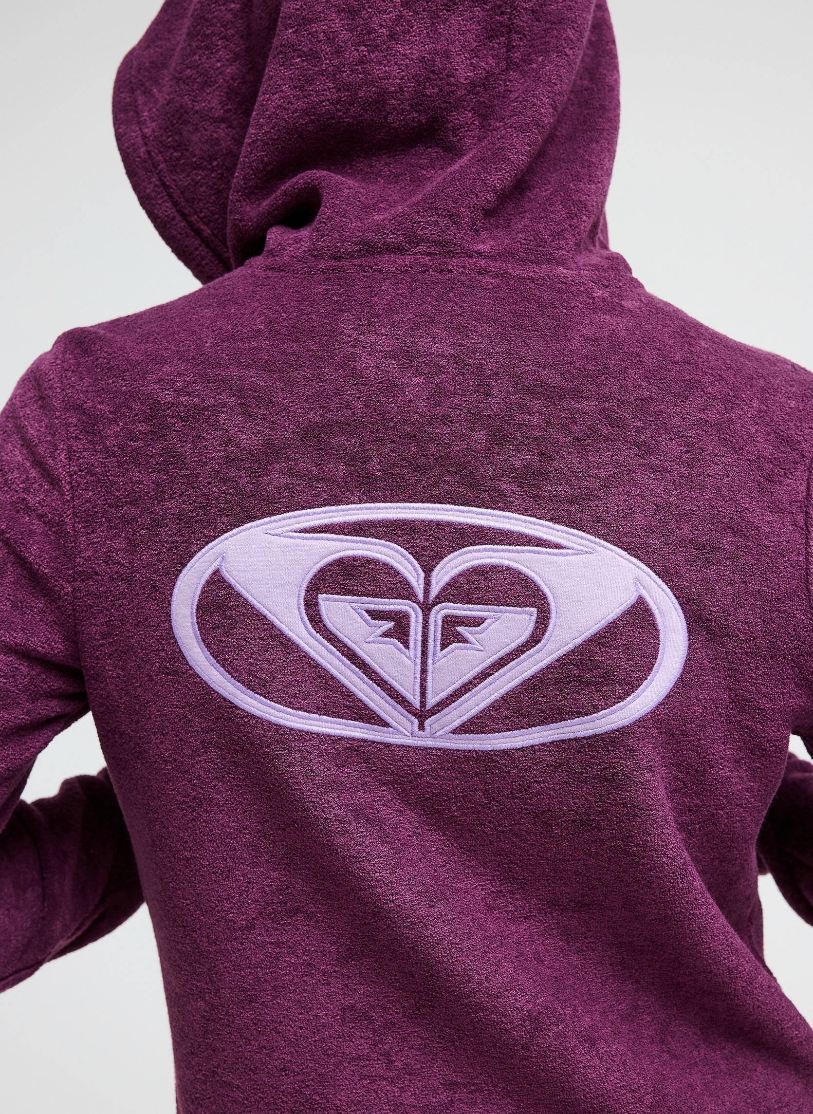 Sweats zippés Beachy Keen Ful femme violet Roxy Sweats zippés Beachy Keen Ful femme violet BLACKBERRY WINE