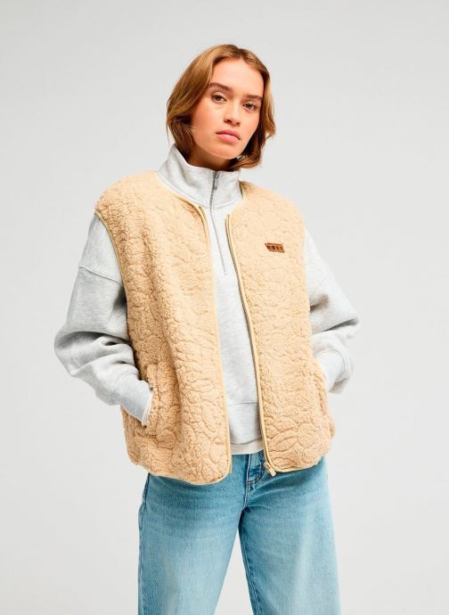 Roxy Vestes polaires Best Town Vest femme beige