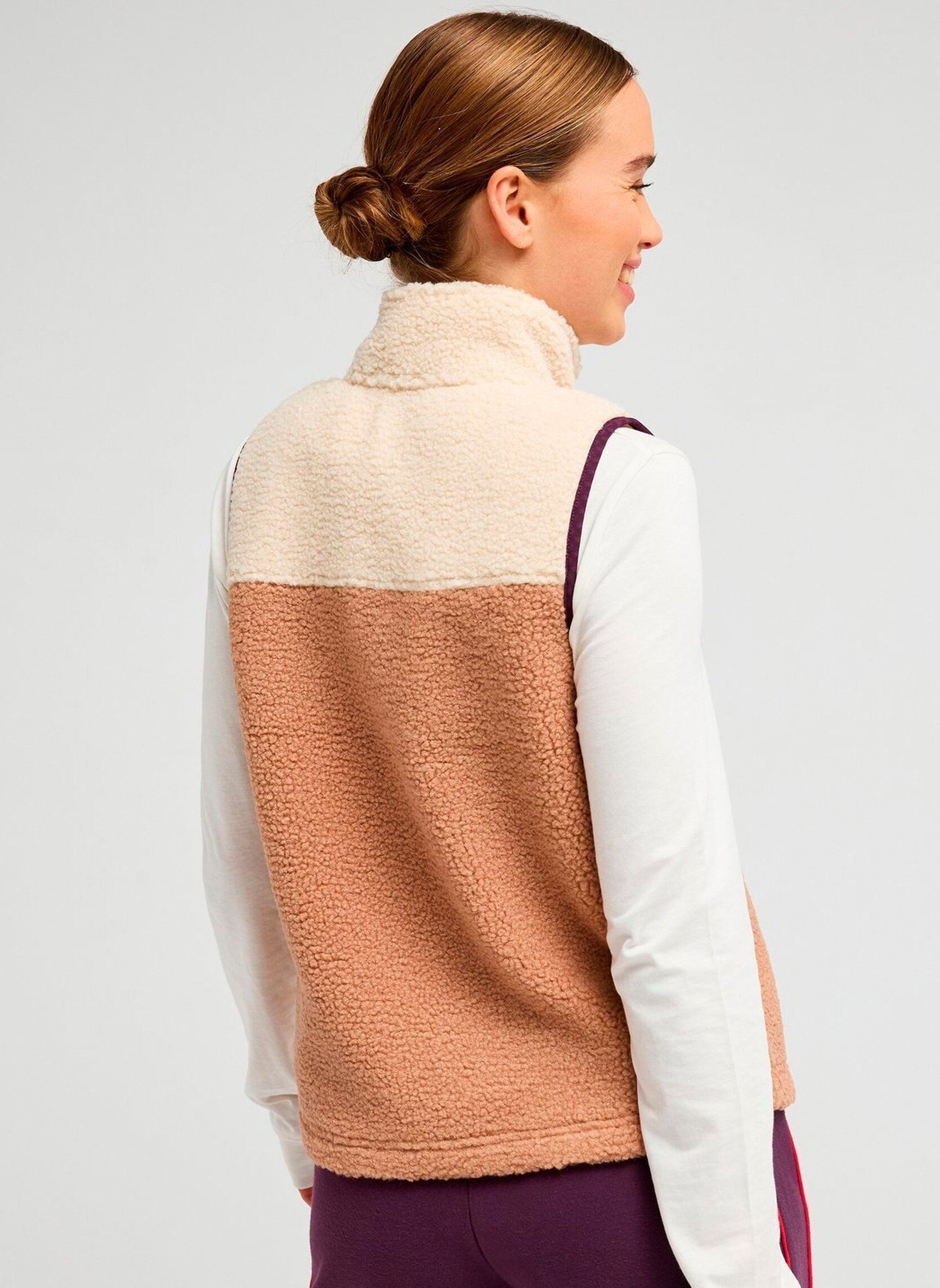 Vestes polaires Boundless femme beige Roxy Vestes polaires Boundless femme beige CAFE AU LAIT