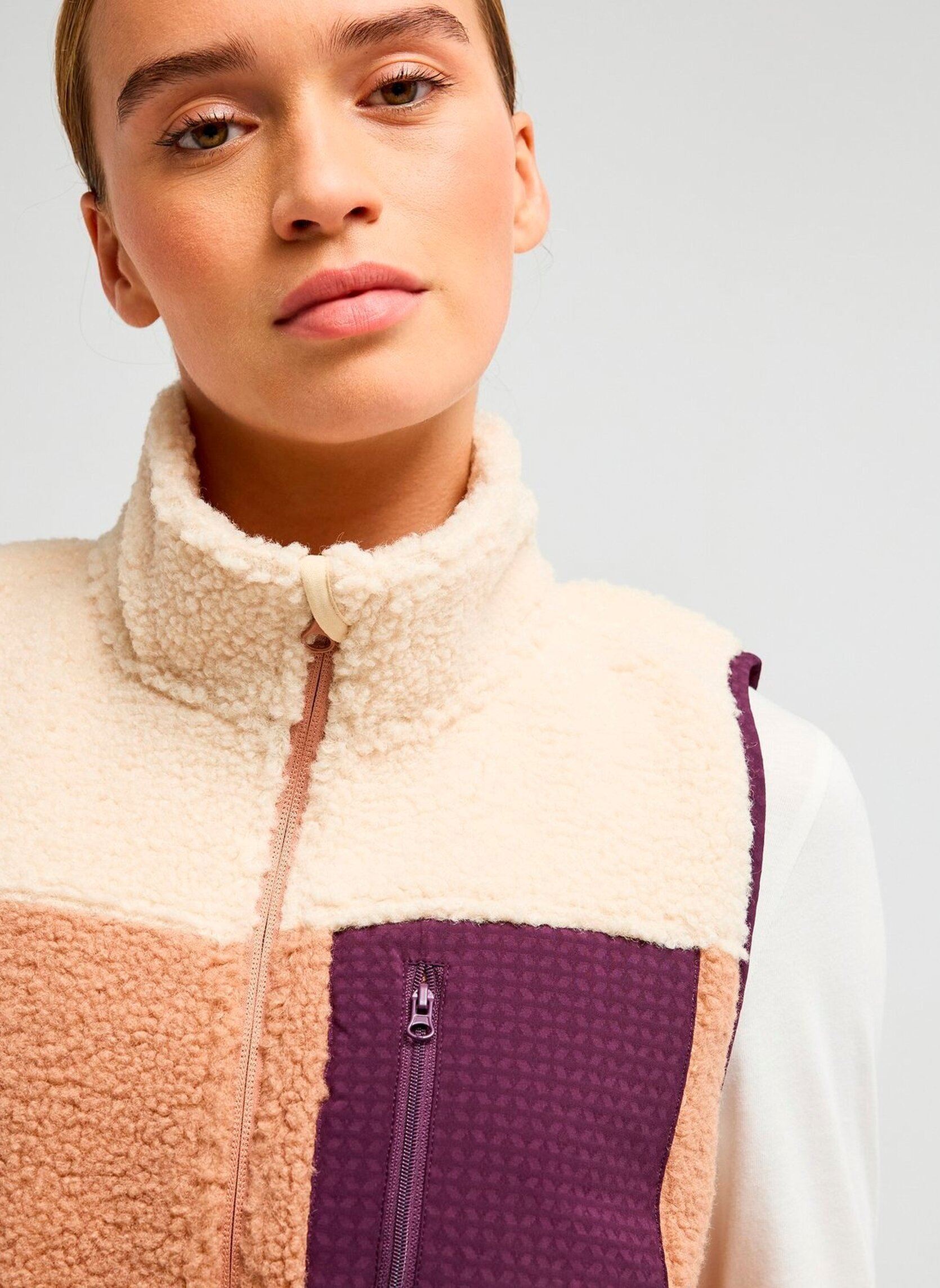 Vestes polaires Boundless femme beige Roxy Vestes polaires Boundless femme beige CAFE AU LAIT