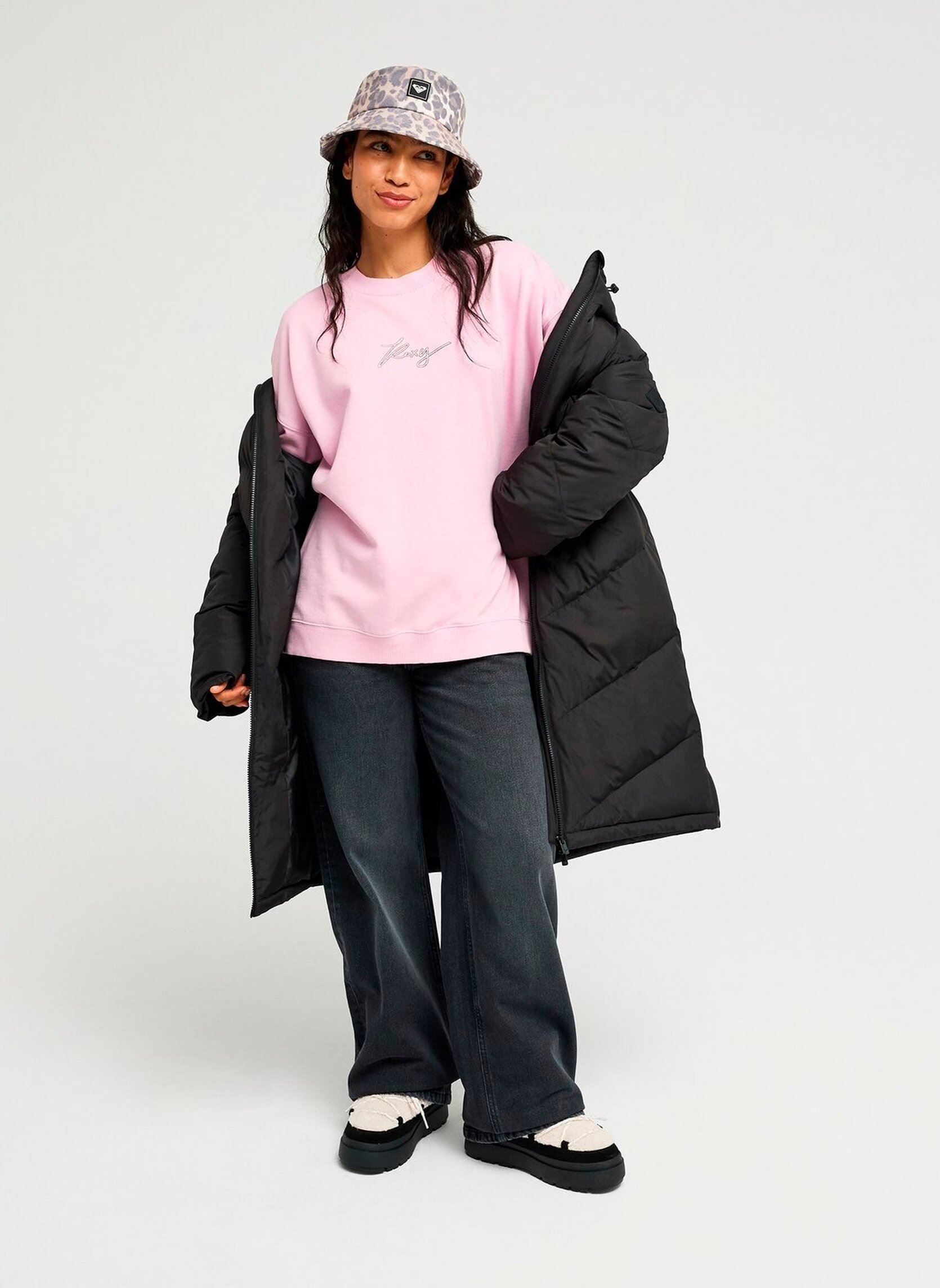 Sweatshirts Lineup Oversize femme rose Roxy Sweatshirts Lineup Oversize femme rose PINK LAVENDER