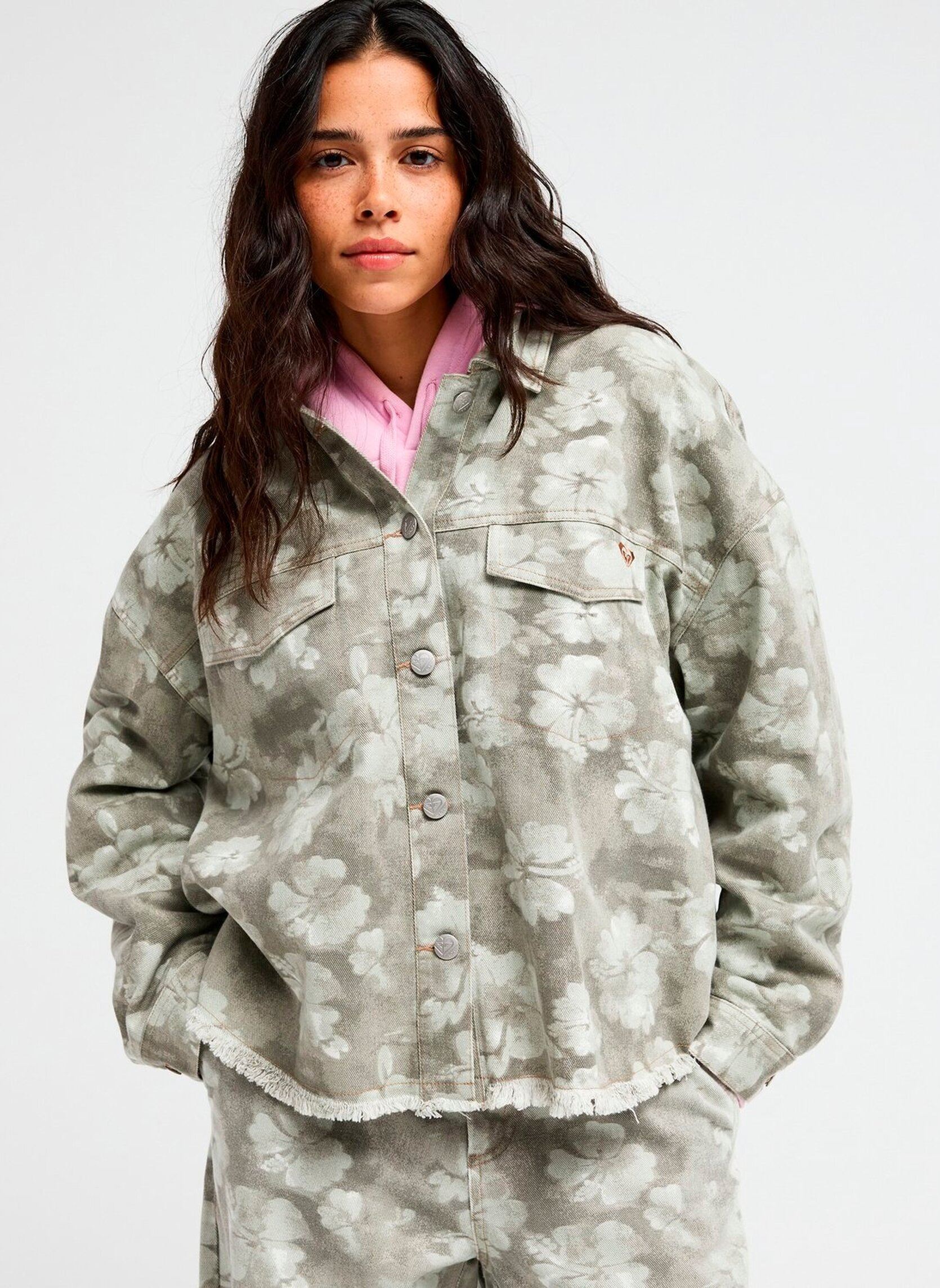 Tops No Training No femme gris Roxy Tops No Training No femme gris OIL GREEN BLURRY