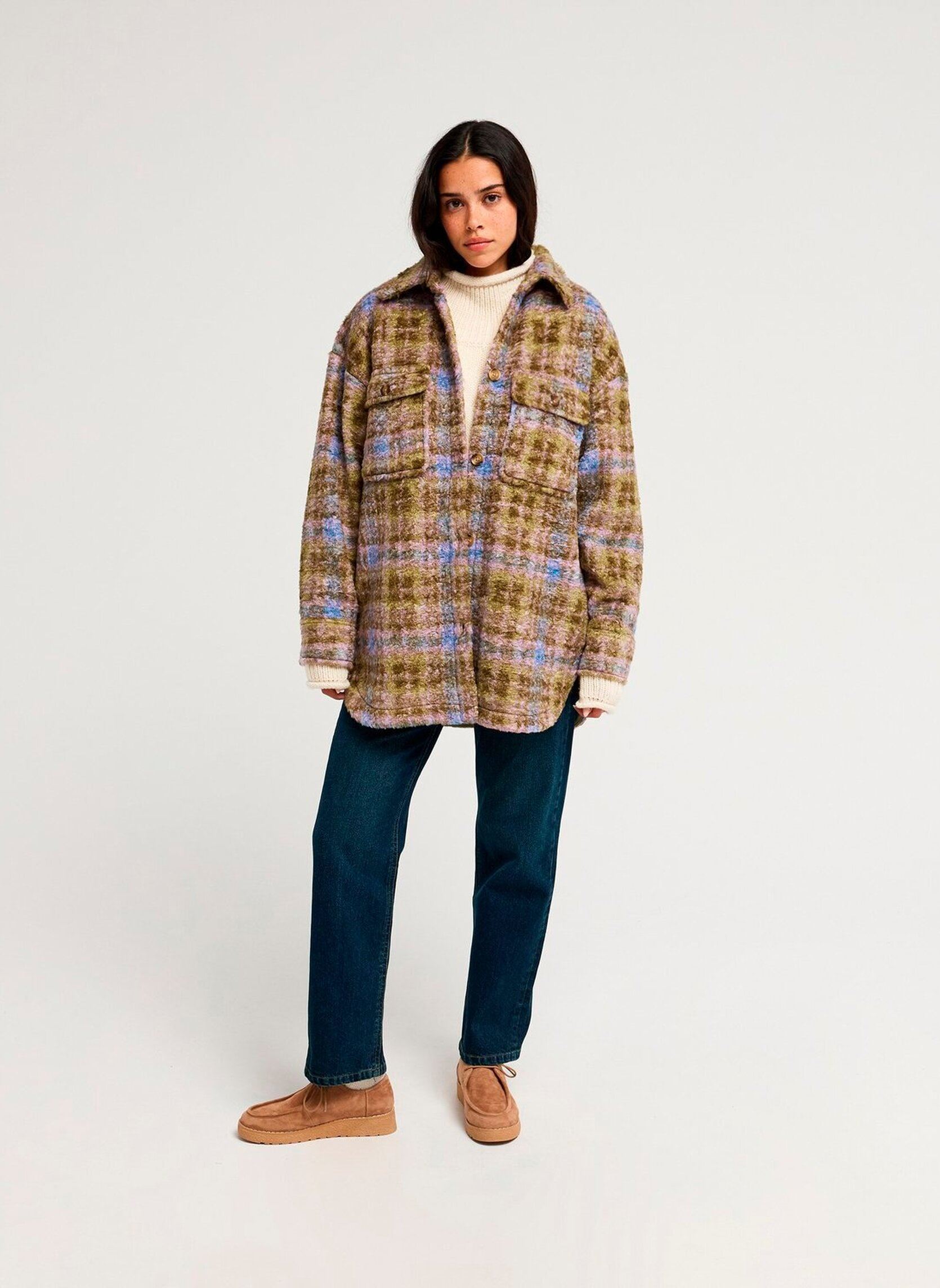 Fleece-Jacken Overandabove damen mehrfarbig Roxy Fleece-Jacken Overandabove damen mehrfarbig OIL GREEN TARTAN PLAID