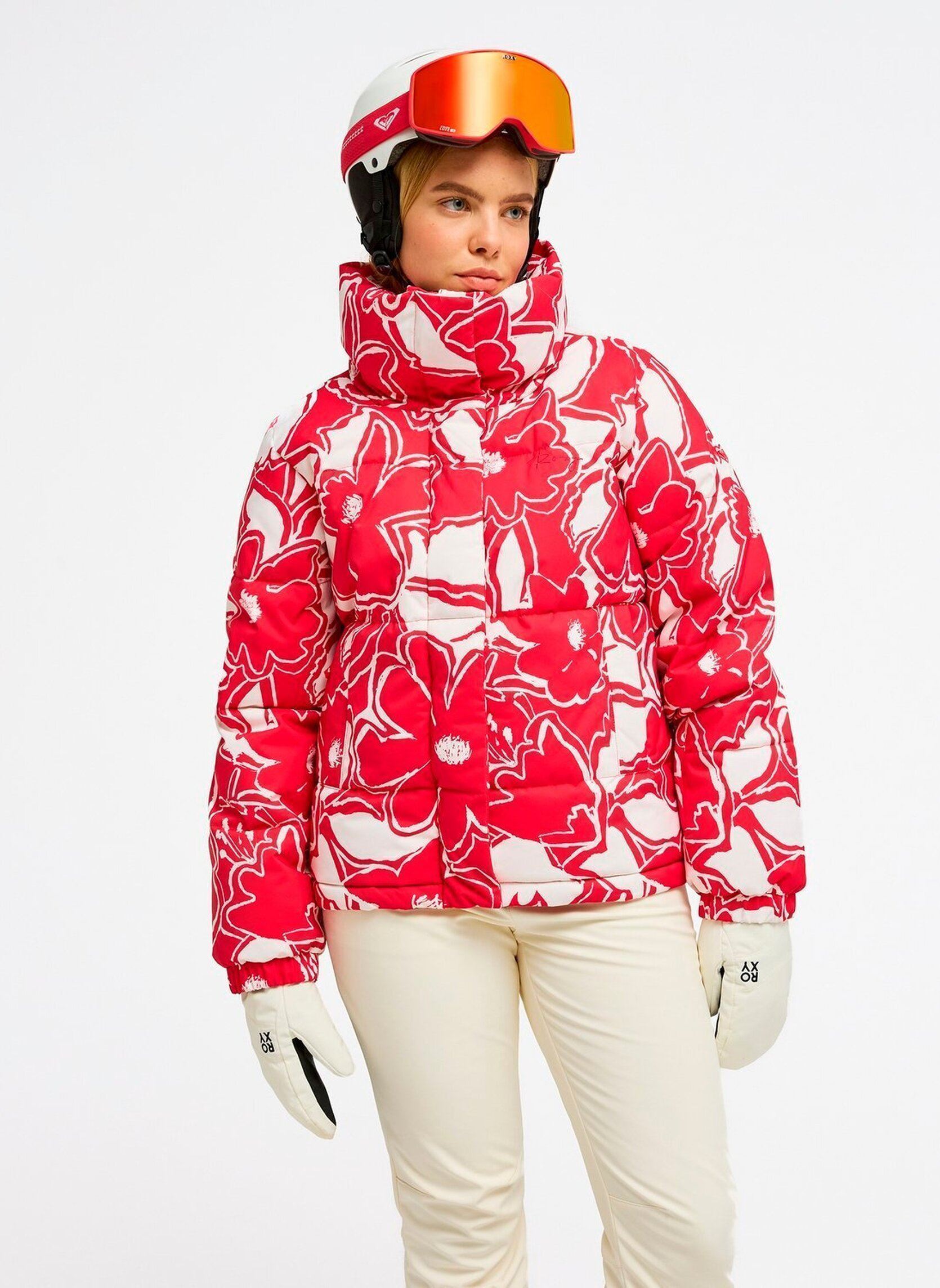 Daunenjacken Snowwinterebel damen rot Roxy Daunenjacken Snowwinterebel damen rot BARBERRY FLORAL FLURRIES