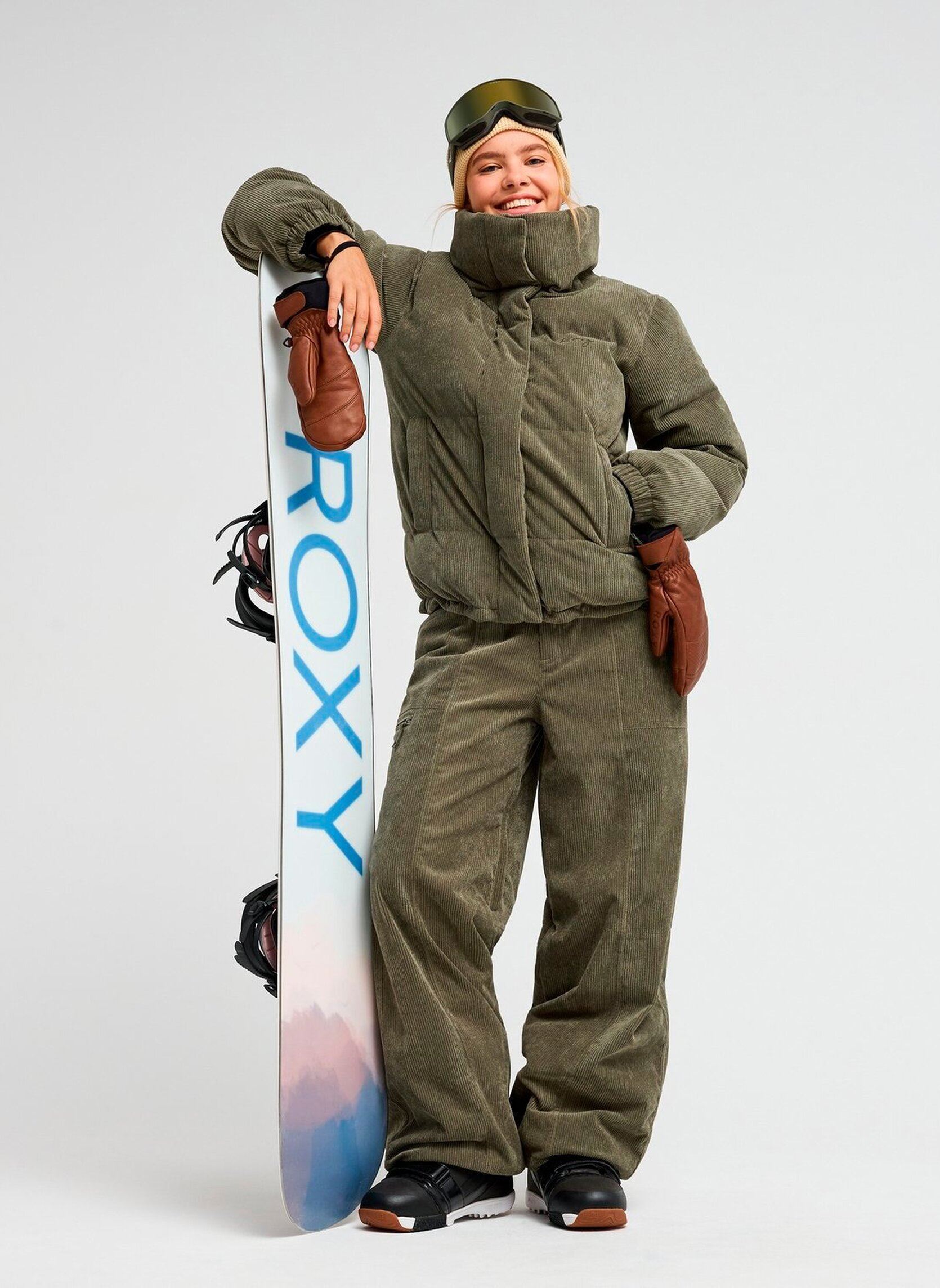 Gewatteerde jassen Snowwinterebel dames khaki Roxy Gewatteerde jassen Snowwinterebel dames khaki BEETLE