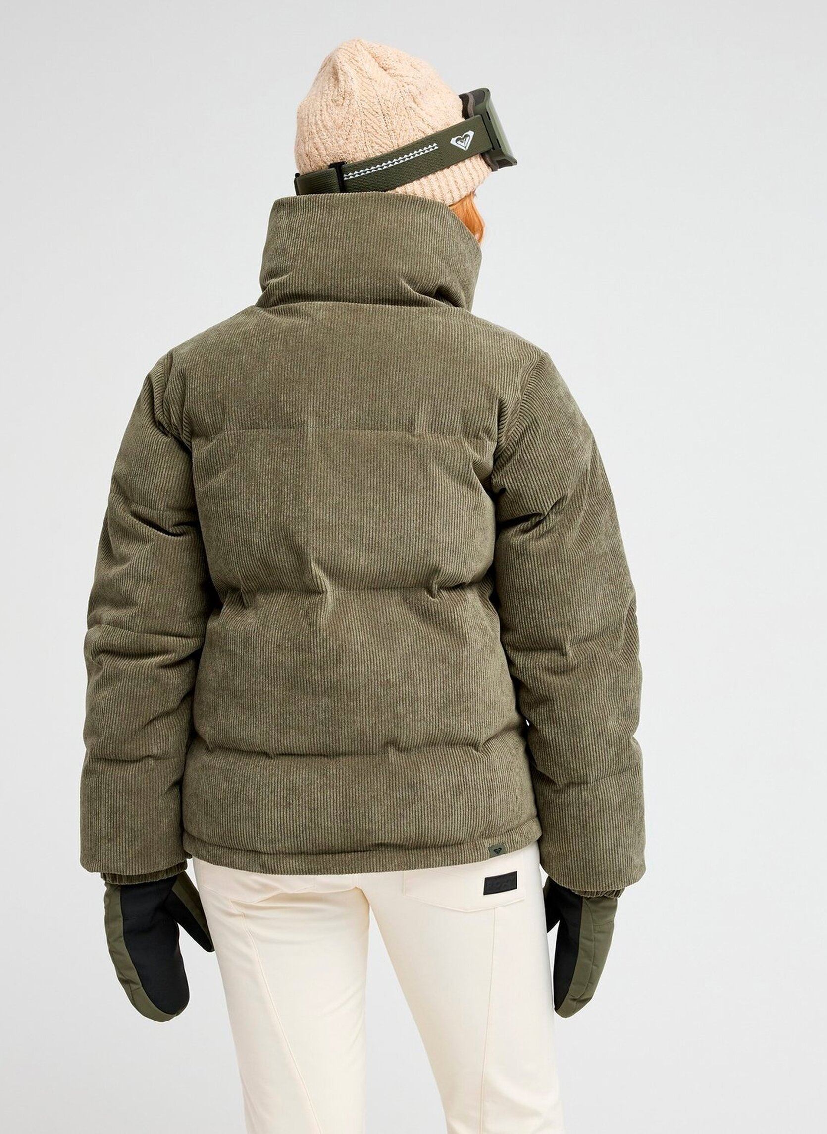 Gewatteerde jassen Snowwinterebel dames khaki Roxy Gewatteerde jassen Snowwinterebel dames khaki BEETLE