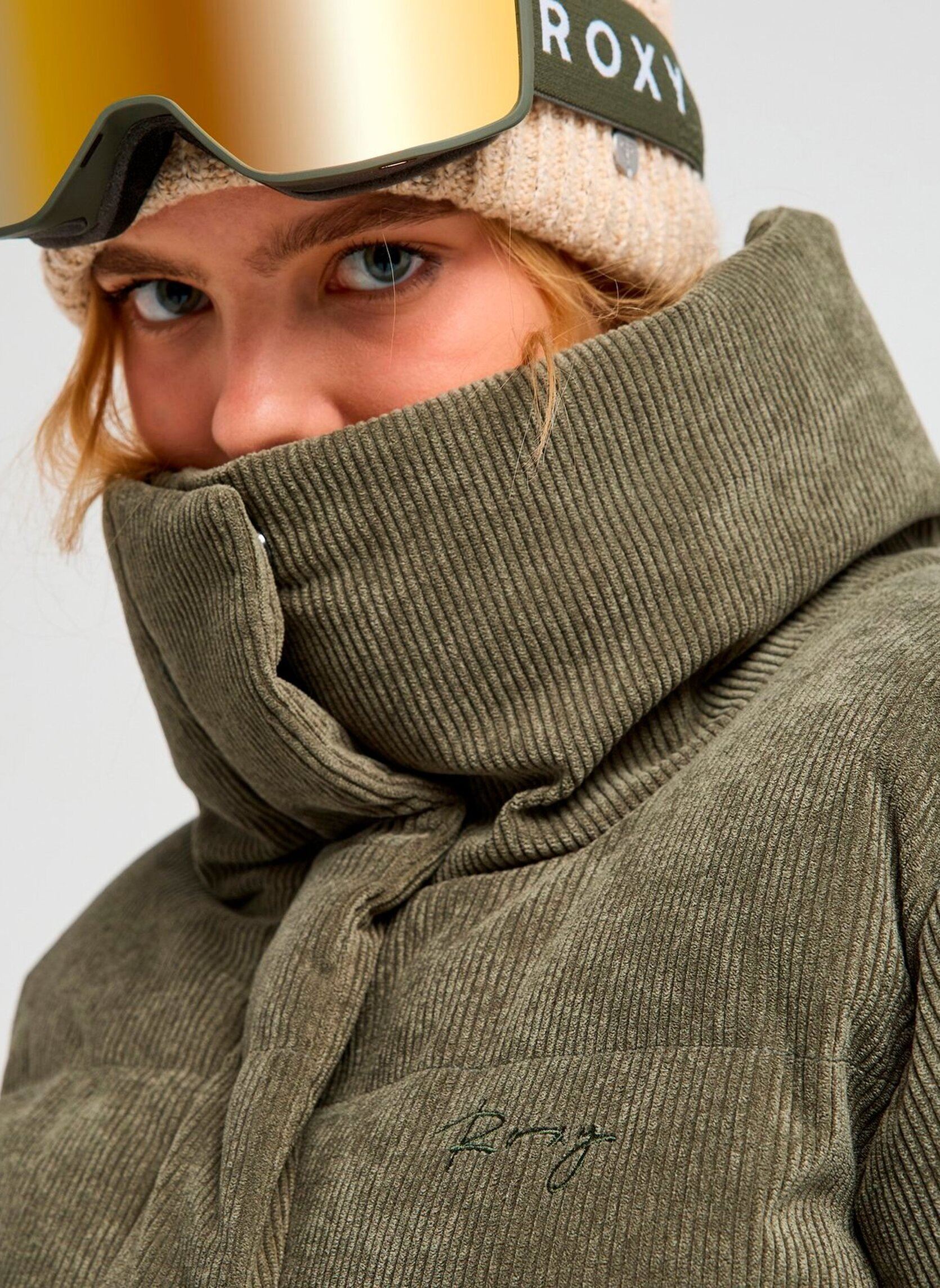 Gewatteerde jassen Snowwinterebel dames khaki Roxy Gewatteerde jassen Snowwinterebel dames khaki BEETLE