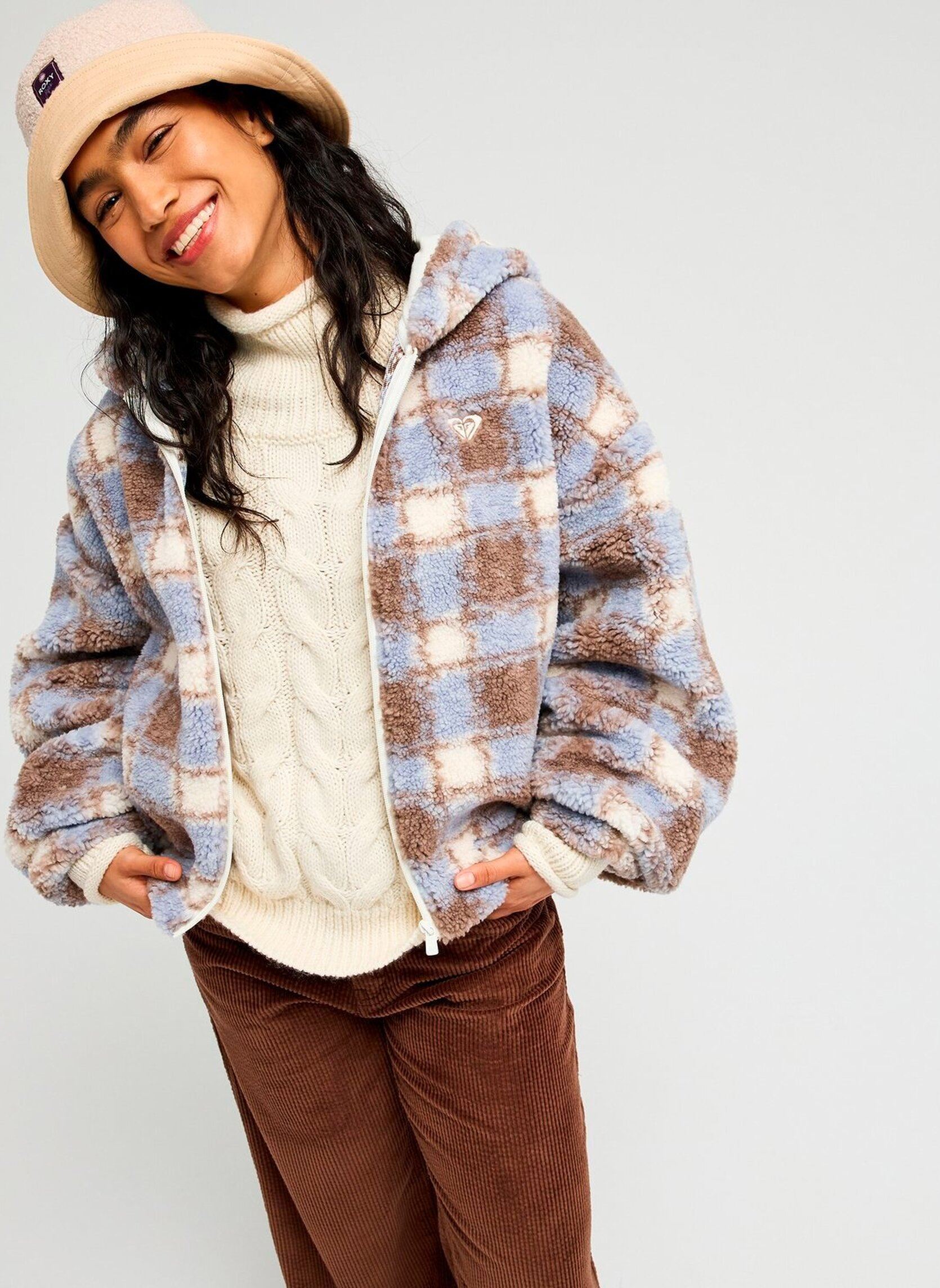 Fleece-Jacken Take It Ok damen mehrfarbig Roxy Fleece-Jacken Take It Ok damen mehrfarbig COCONUT MILK