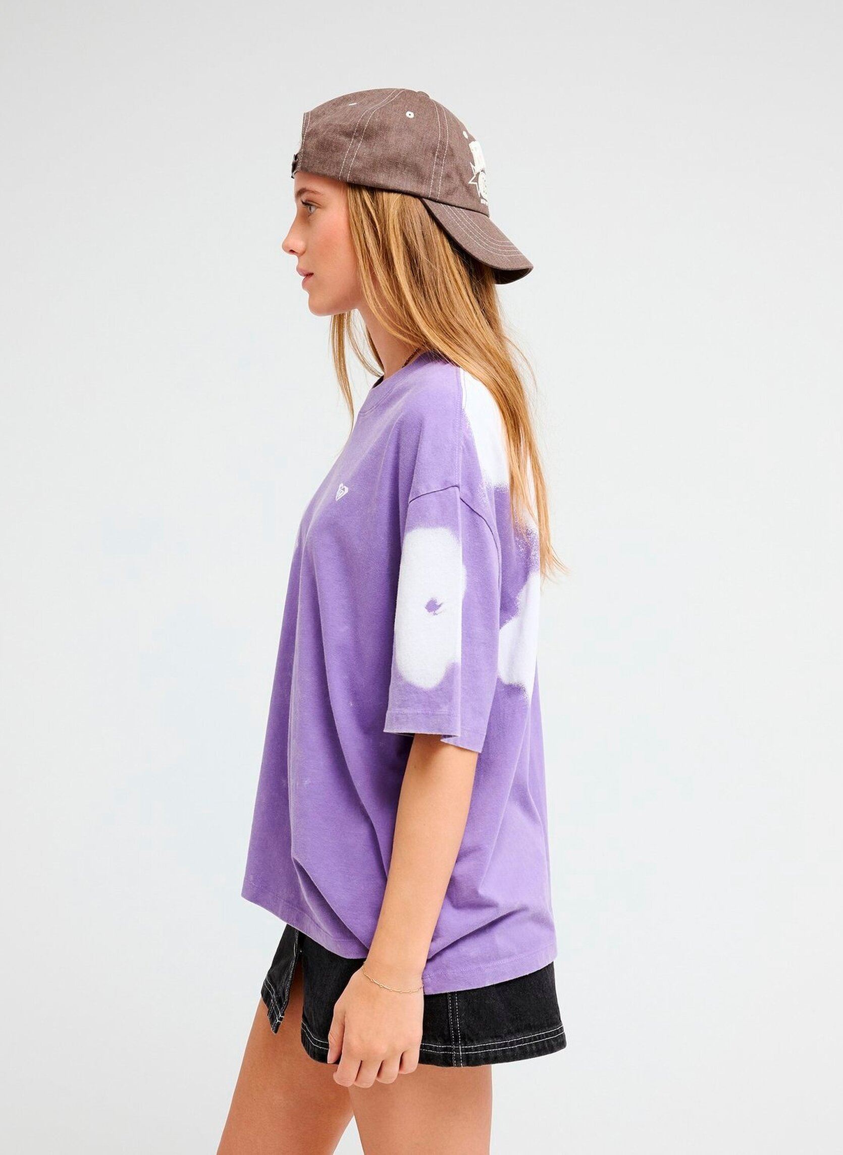 Tee-shirts Talloversize Wa femme violet Roxy Tee-shirts Talloversize Wa femme violet DAHLIA PURPLE