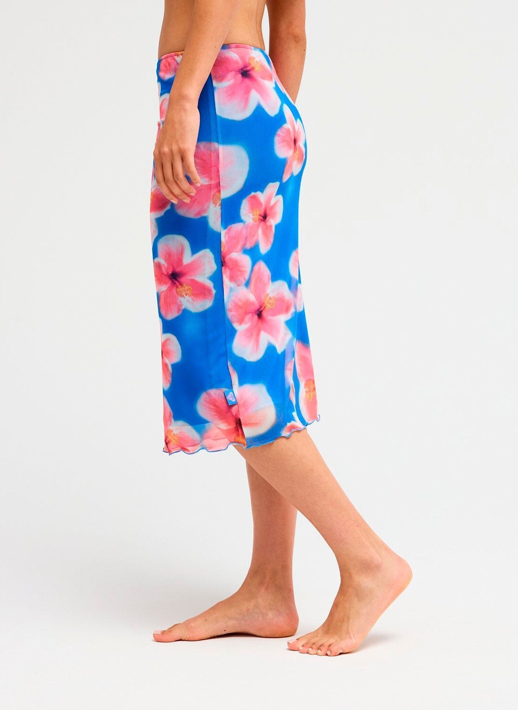 Halflange rokken Tidal Muse dames blauw Roxy Halflange rokken Tidal Muse dames blauw SUPER SONIC HIBISCUS DAZE