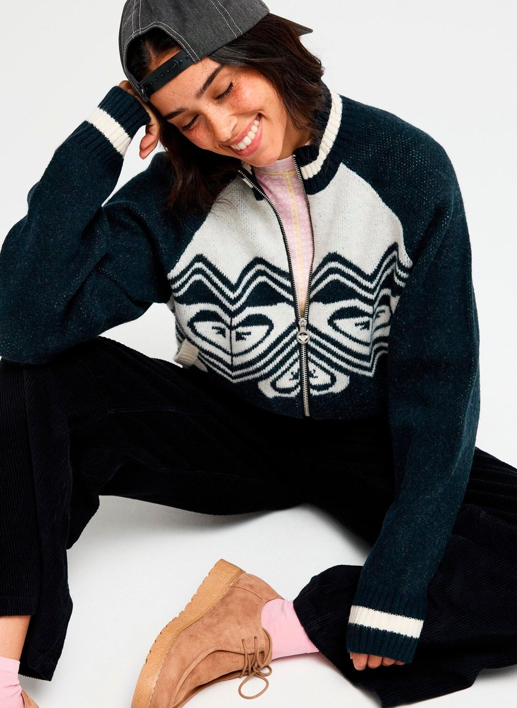 Sweatshirts Undernorthernli femme marine Roxy Sweatshirts Undernorthernli femme marine ANTHRACITE