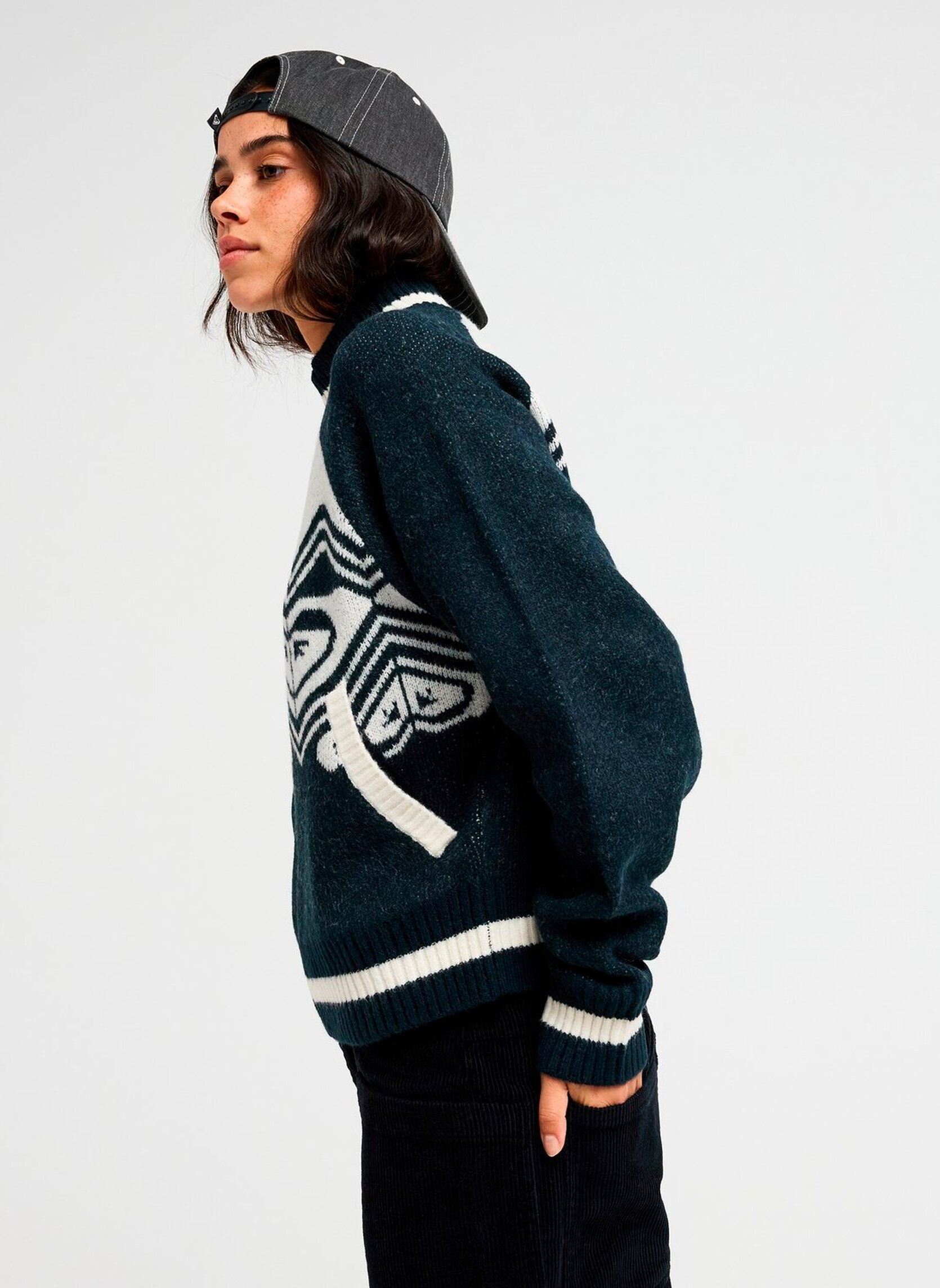 Sweatshirts Undernorthernli femme marine Roxy Sweatshirts Undernorthernli femme marine ANTHRACITE