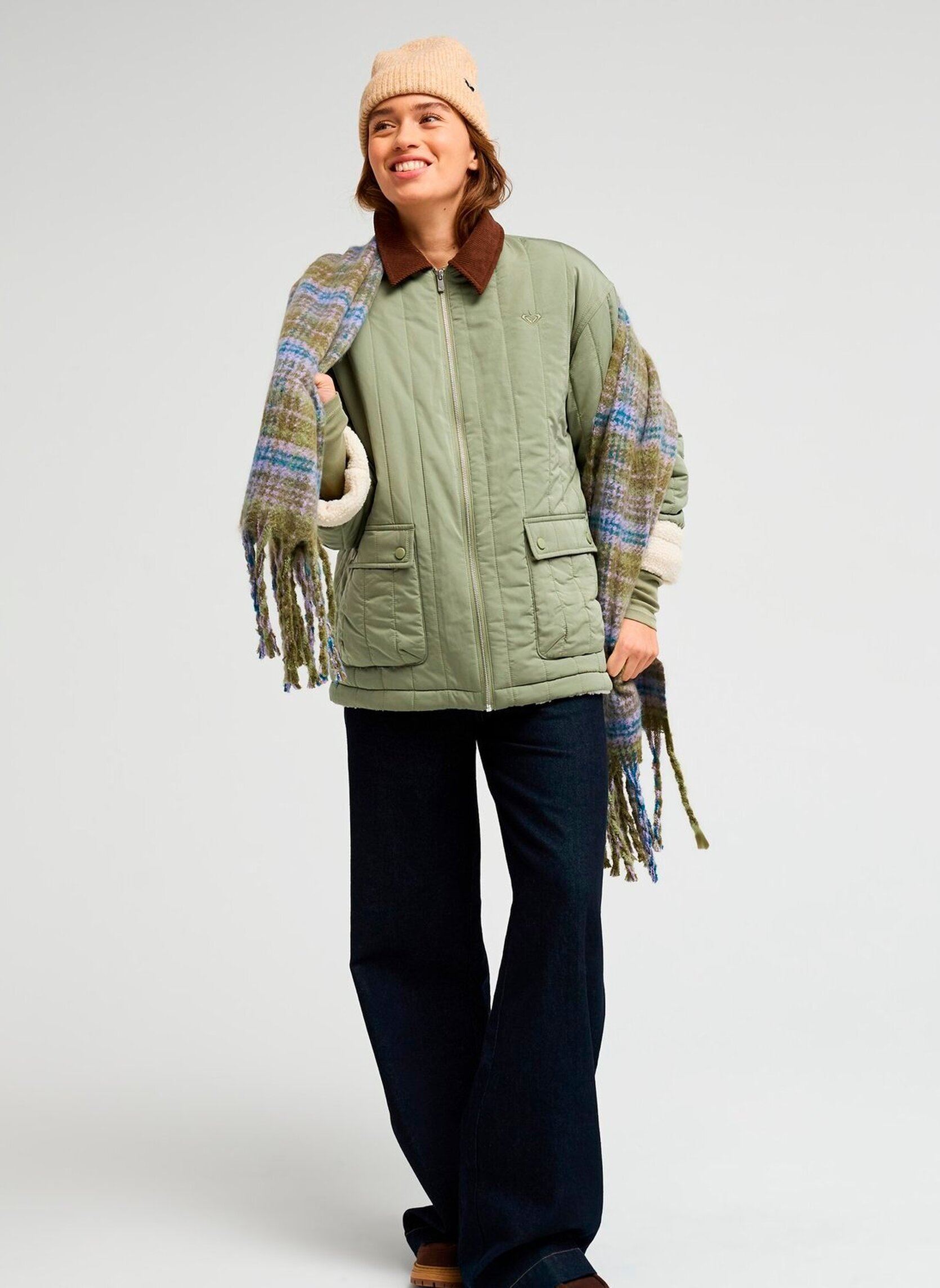 Jacken und Mäntel Wanderlight damen grün Roxy Jacken und Mäntel Wanderlight damen grün OIL GREEN