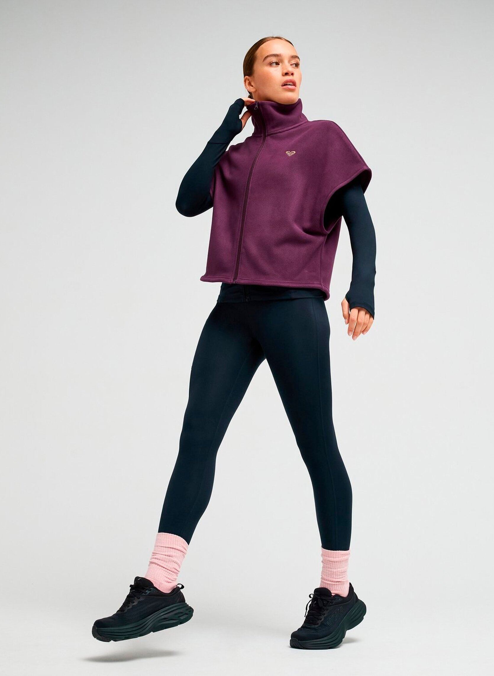 Vestes polaires Wow Relax Vest femme violet Roxy Vestes polaires Wow Relax Vest femme violet BLACKBERRY WINE