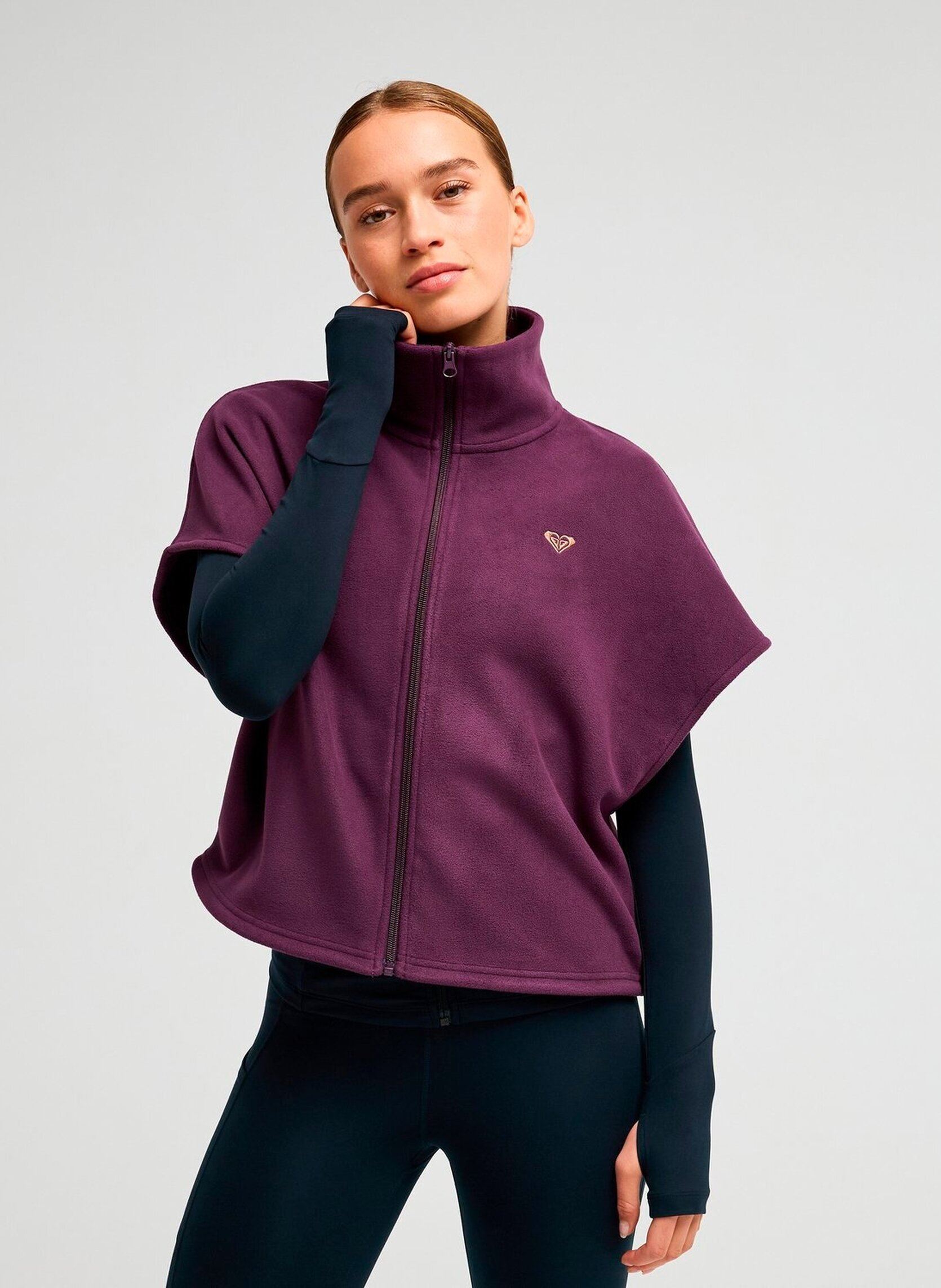 Vestes polaires Wow Relax Vest femme violet Roxy Vestes polaires Wow Relax Vest femme violet BLACKBERRY WINE