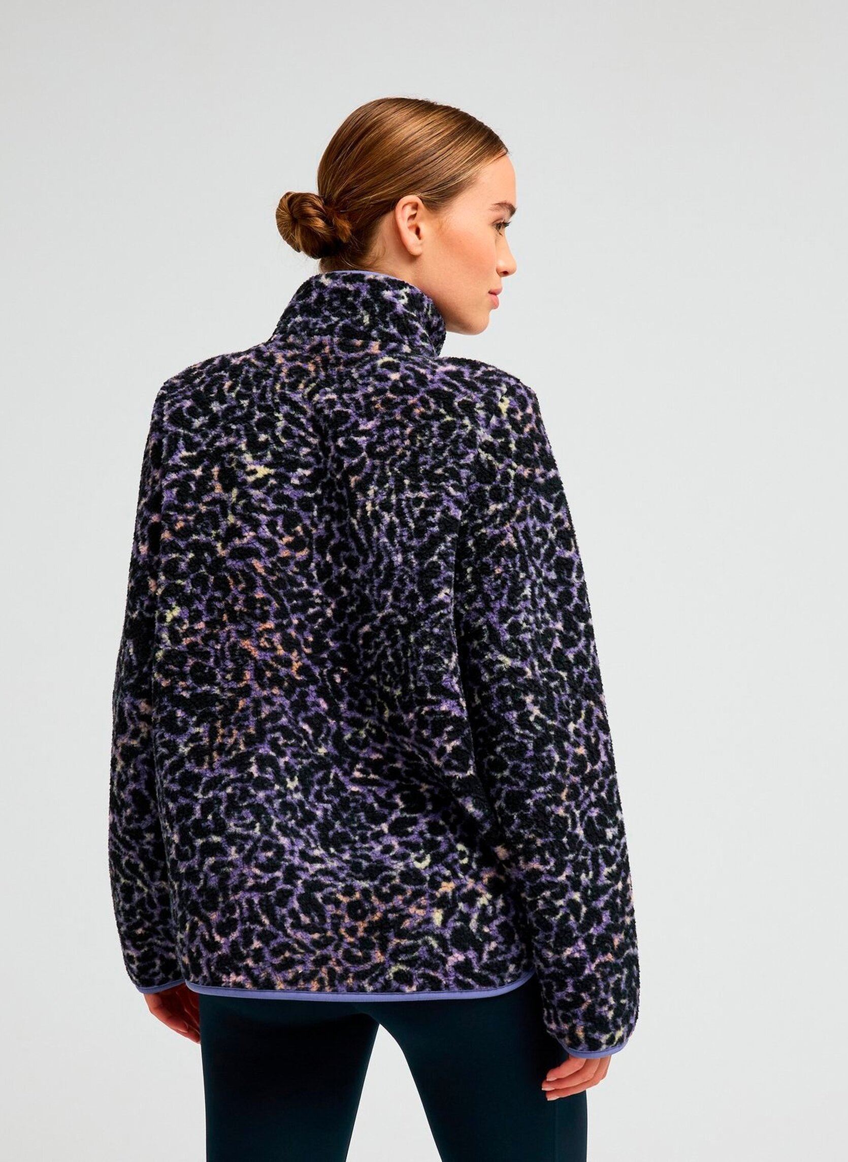 Fleece-Jacken Wow Zip damen violett Roxy Fleece-Jacken Wow Zip damen violett TWILIGHT PURPLE WILD N OUT BIG